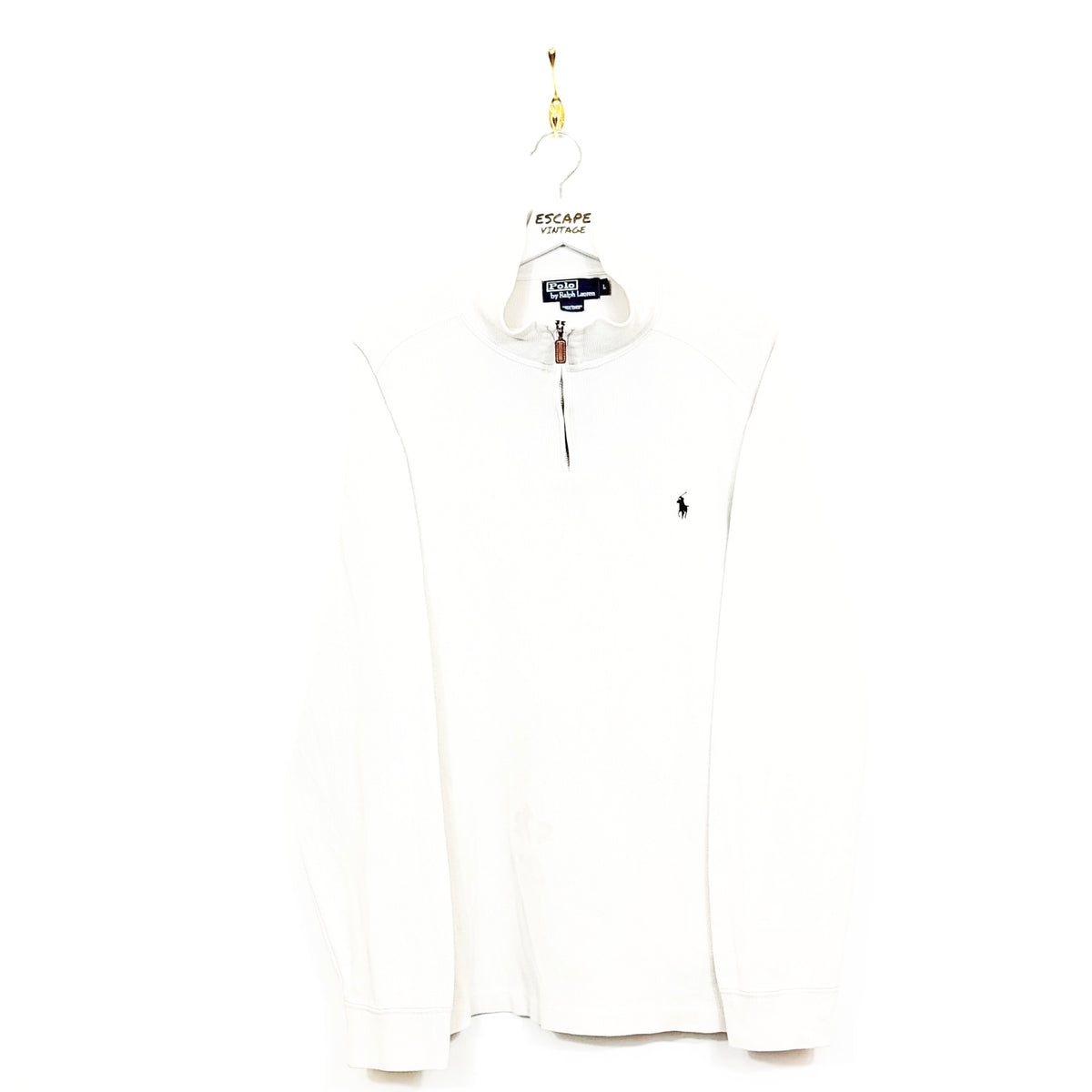Felpa Polo Ralph Lauren Quarter Zip Vintage [XL]