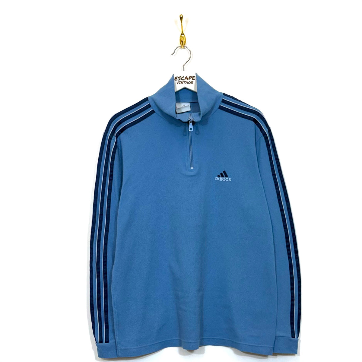 00s Felpa Adidas In Pile Vintage [M]