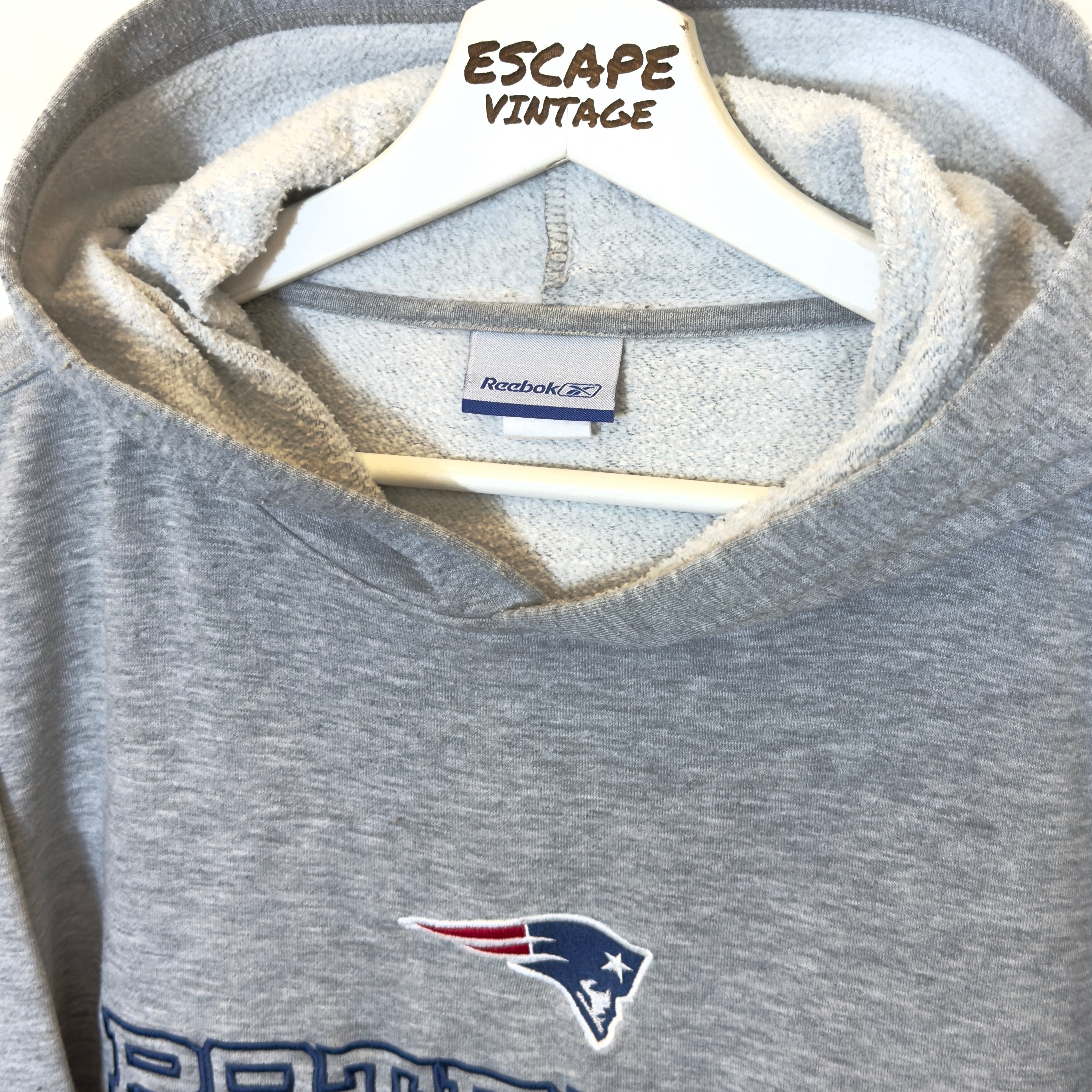 00s Felpa Reebok NFL Patriots Vintage [L]