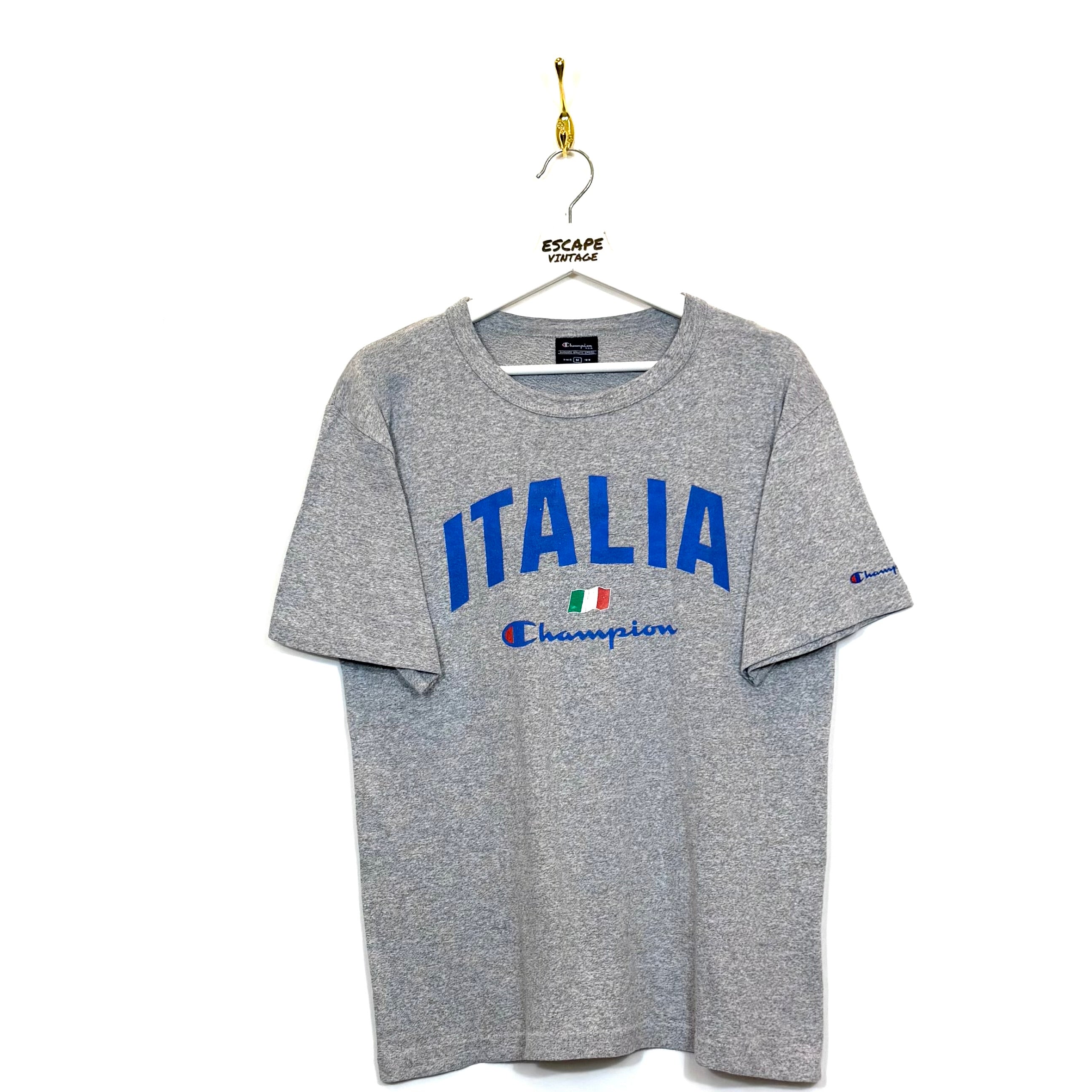 [RARA] 90s T-Shirt Champion x Italia Single Stitch Vintage [M]