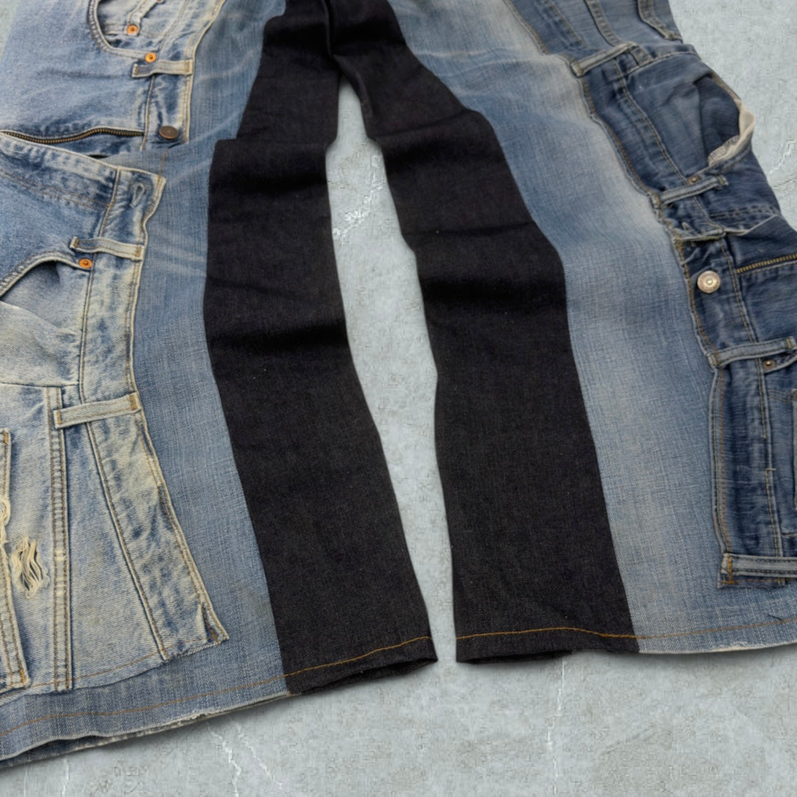[LIMITED EDITION] Jeans Levis Patchwork Ultra Baggy Vintage [50 IT]