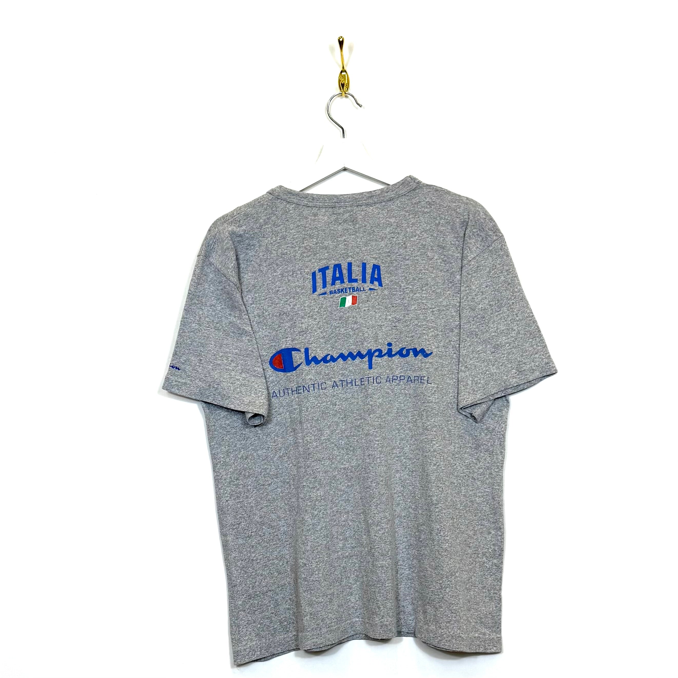 [RARA] 90s T-Shirt Champion x Italia Single Stitch Vintage [M]