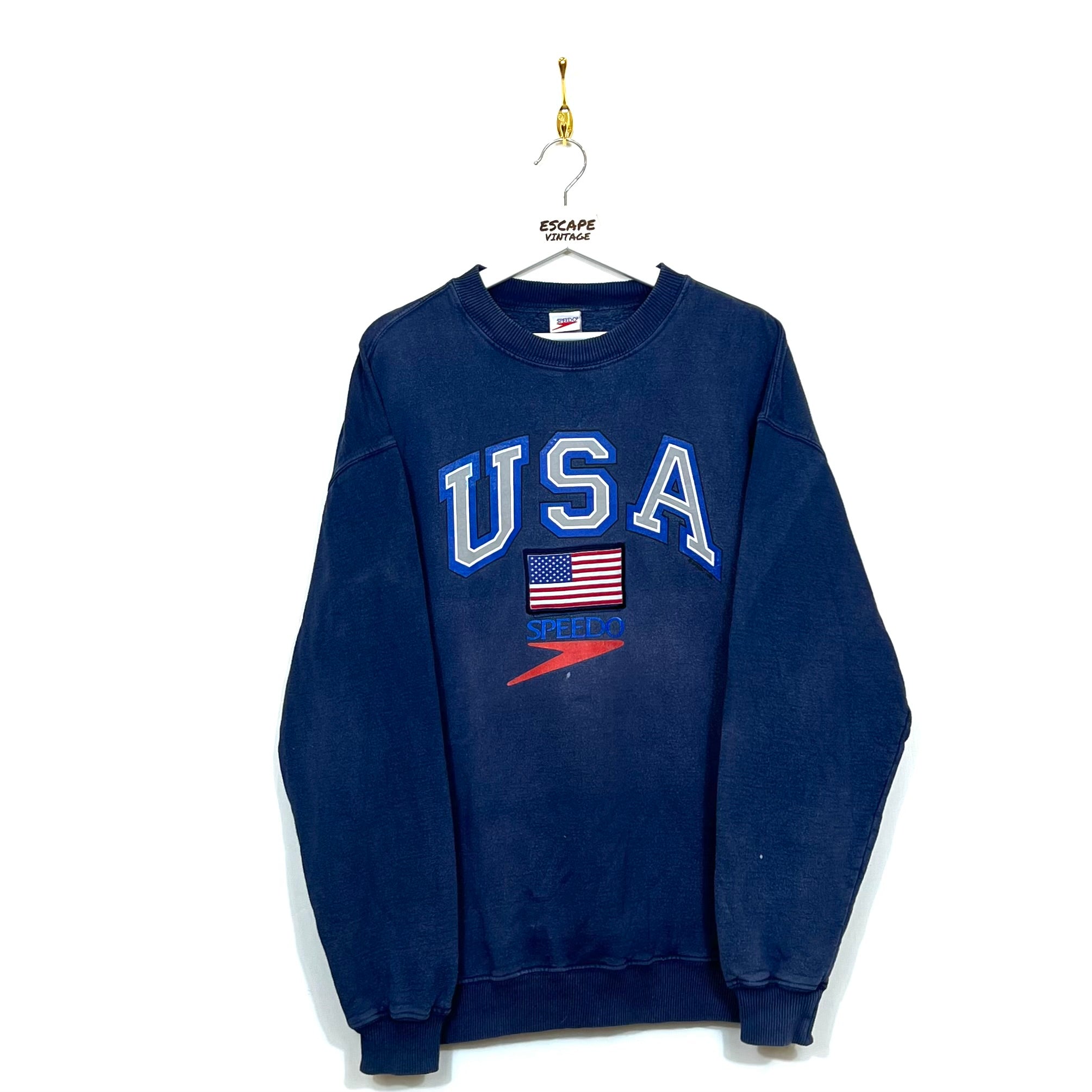 90s Felpa Grafica USA Vintage [L]