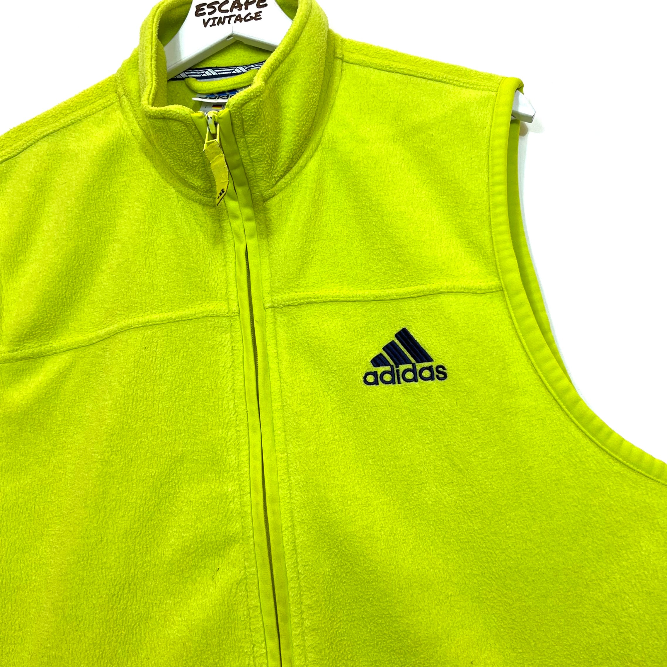 90s Gilet Adidas In Pile Vintage [L]