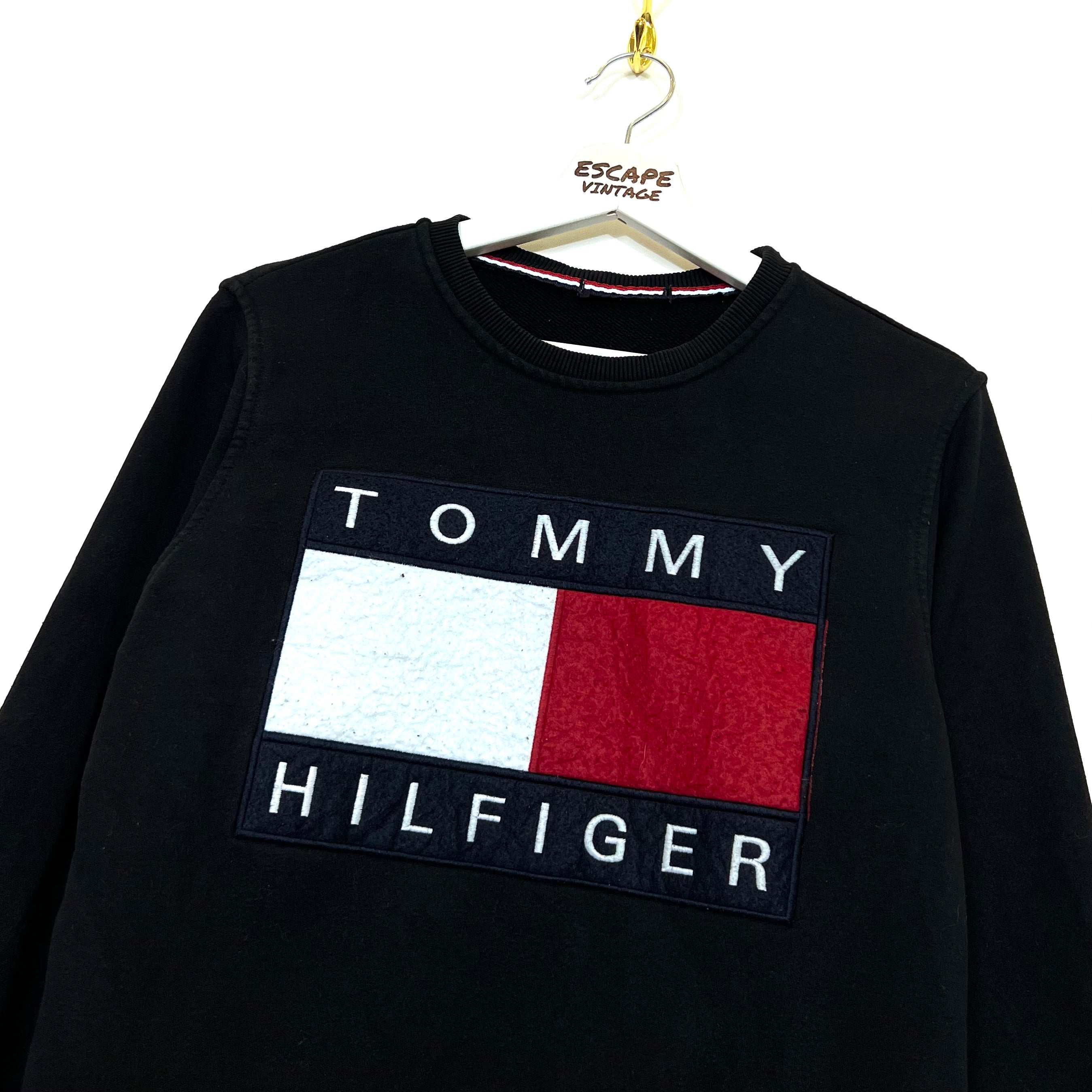 00s Felpa Tommy Hilfiger Big Logo Vintage [XS]