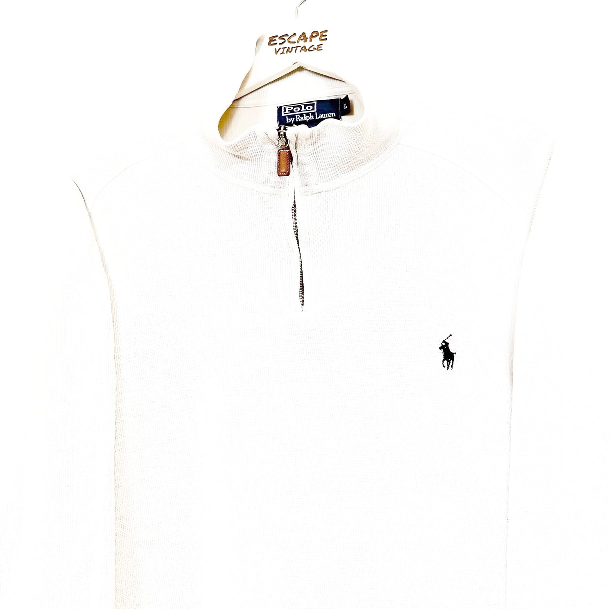 Felpa Polo Ralph Lauren Quarter Zip Vintage [XL]