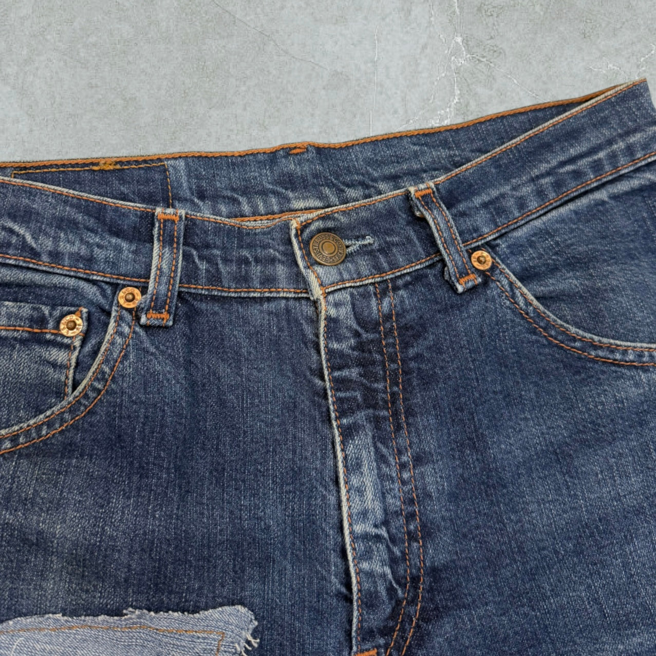 Jeans Levis 525 Patchwork Ultra Baggy Vintage [44 IT]