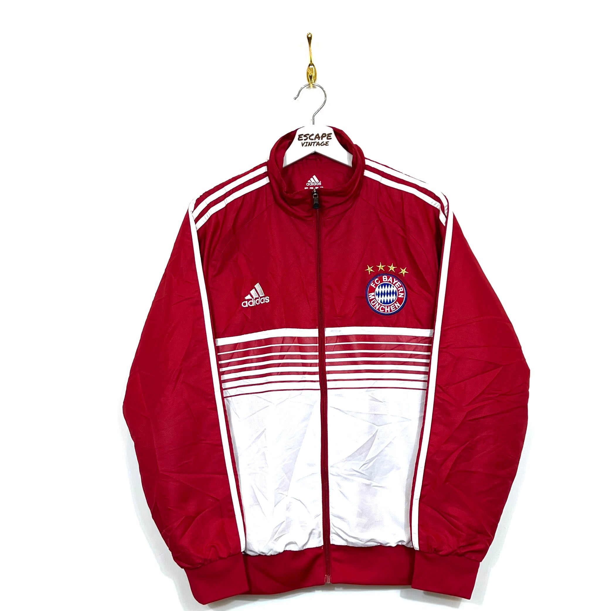 00s Giacca Adidas x Bayern Monaco Antivento Vintage [M]