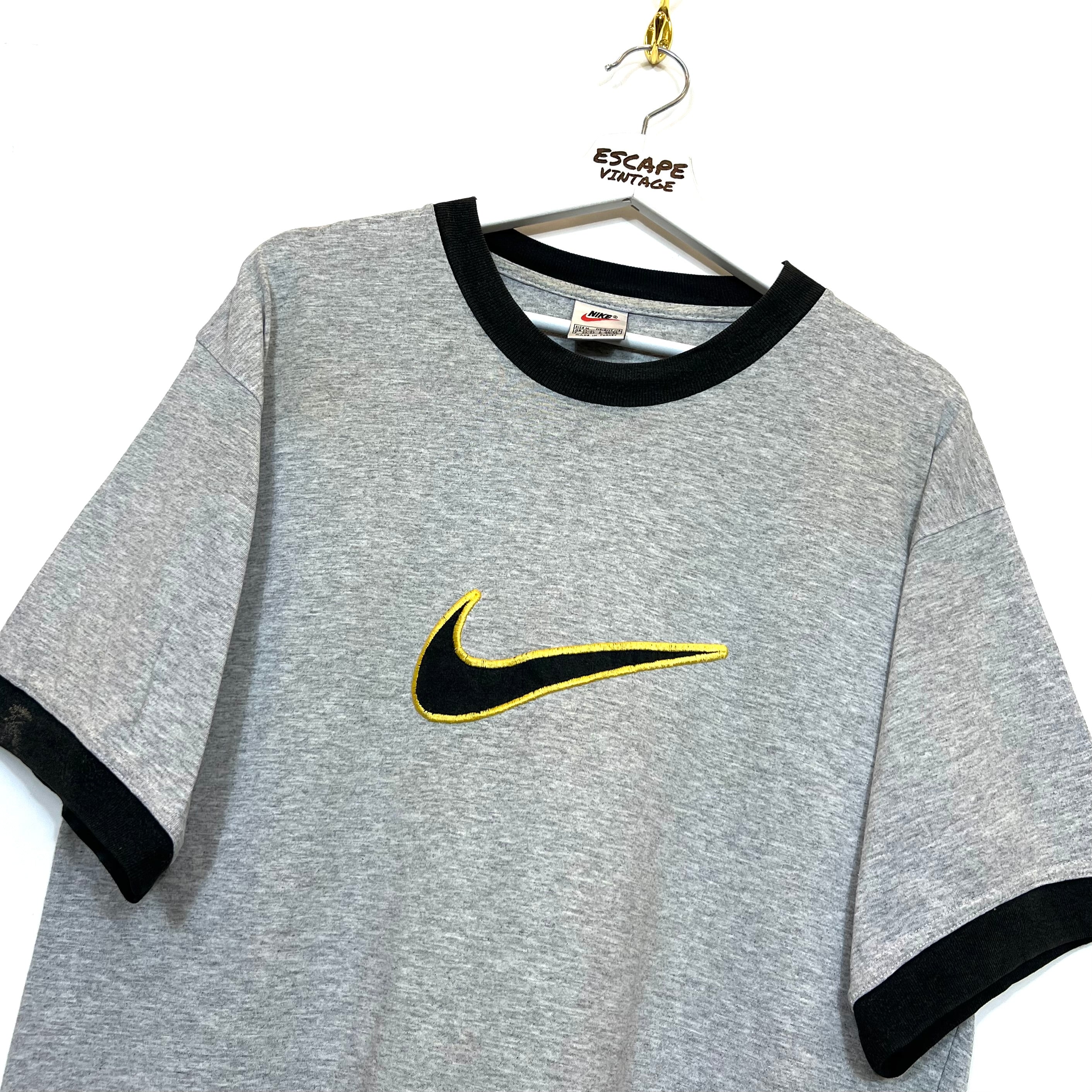[RARA] 90s T-Shirt Nike Big Swoosh Vintage [L]