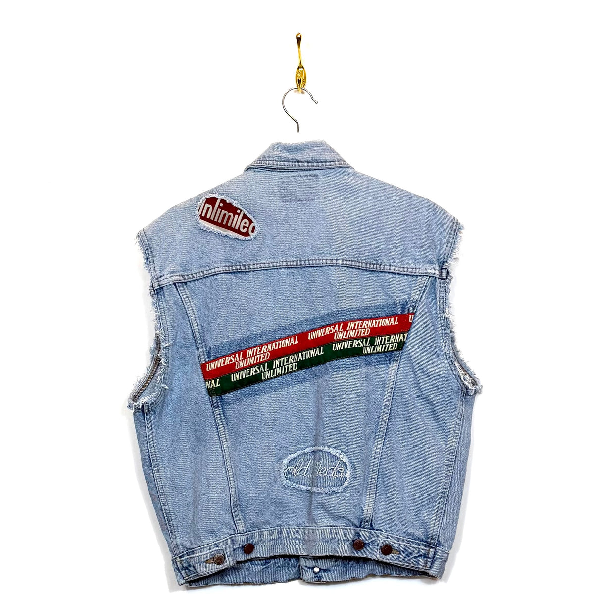 Y2K Gilet In Denim Hip Hop Vintage [M]