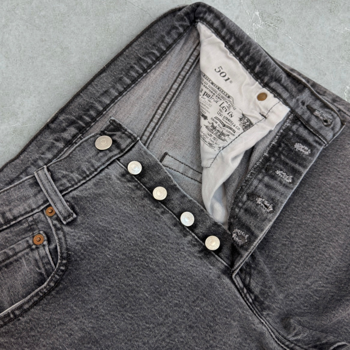 Jeans Levis 501 Premium Con Cimosa Vintage [42 IT]