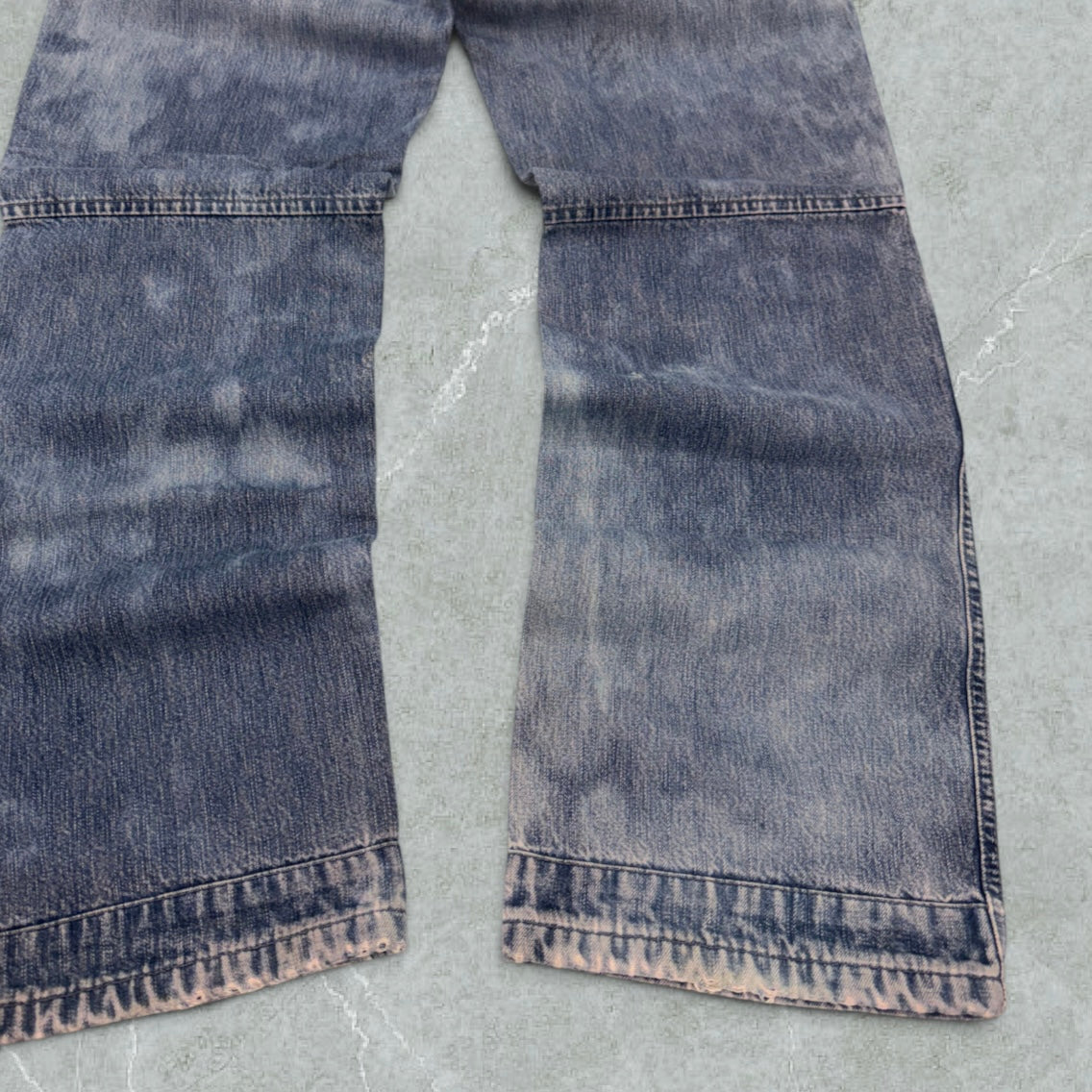 00s Jeans Baggy Hip Hop Tie Dye Vintage [47 IT]