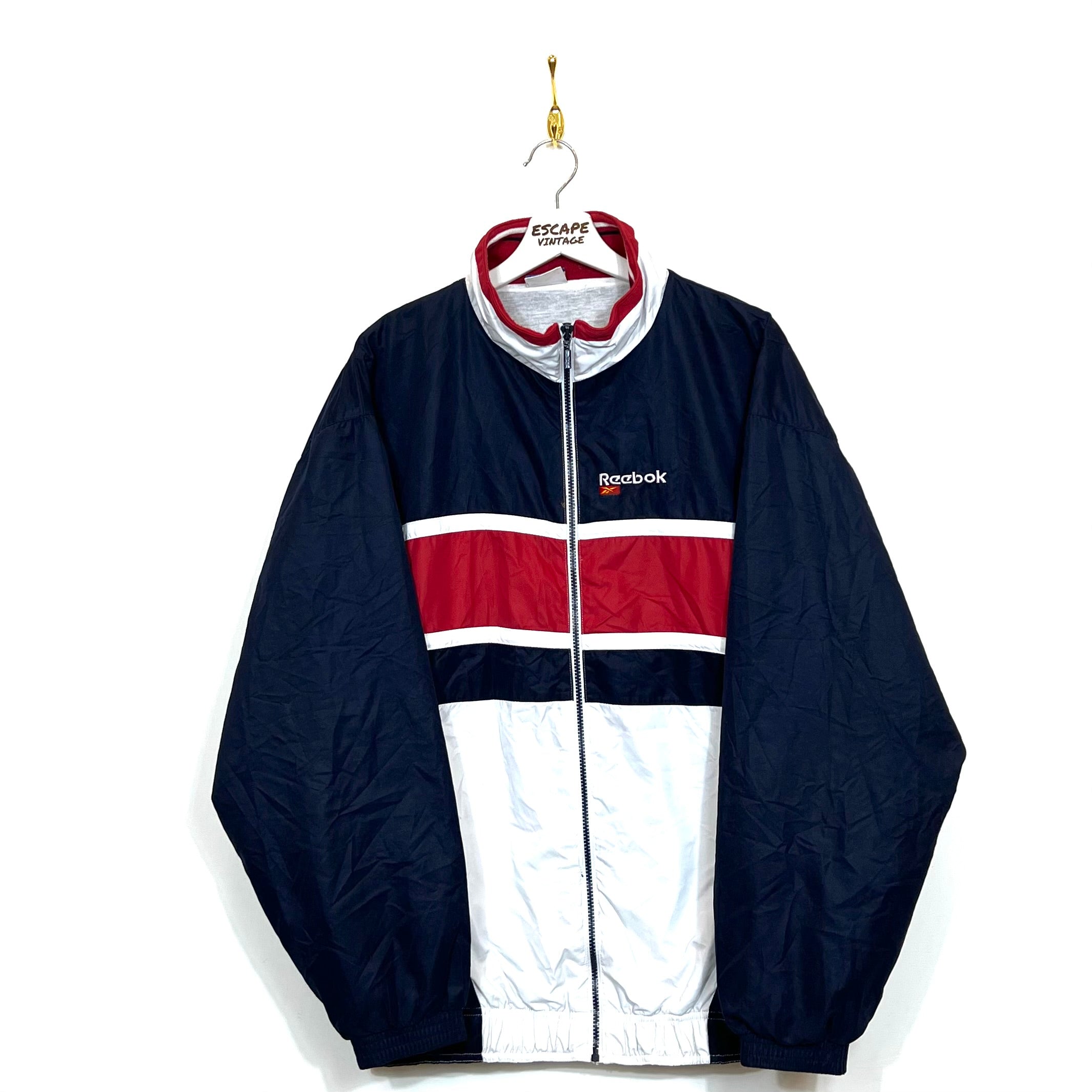 00s Giacca Reebok Antivento Vintage [XL]