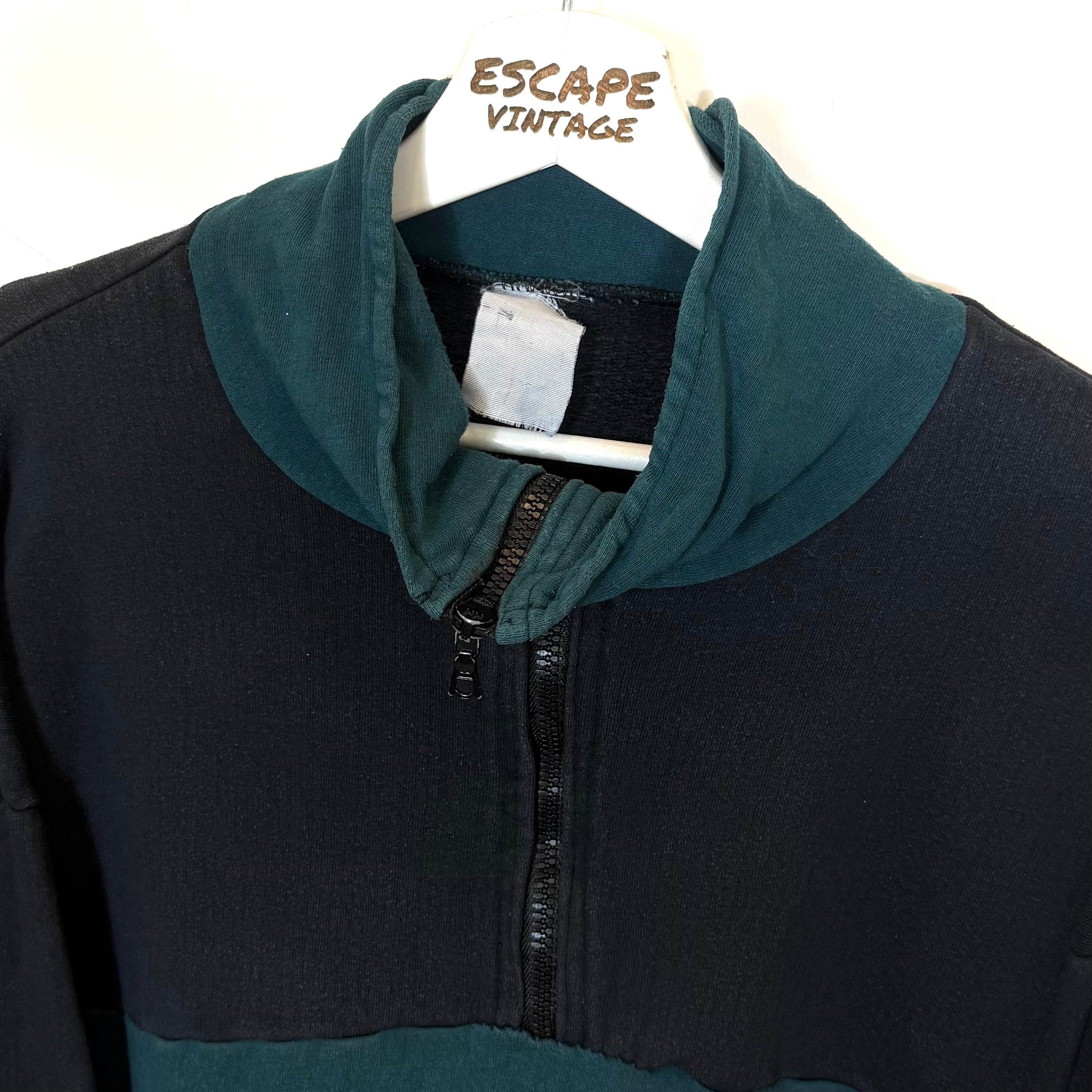 90s Felpa Ricamata Vintage [L]
