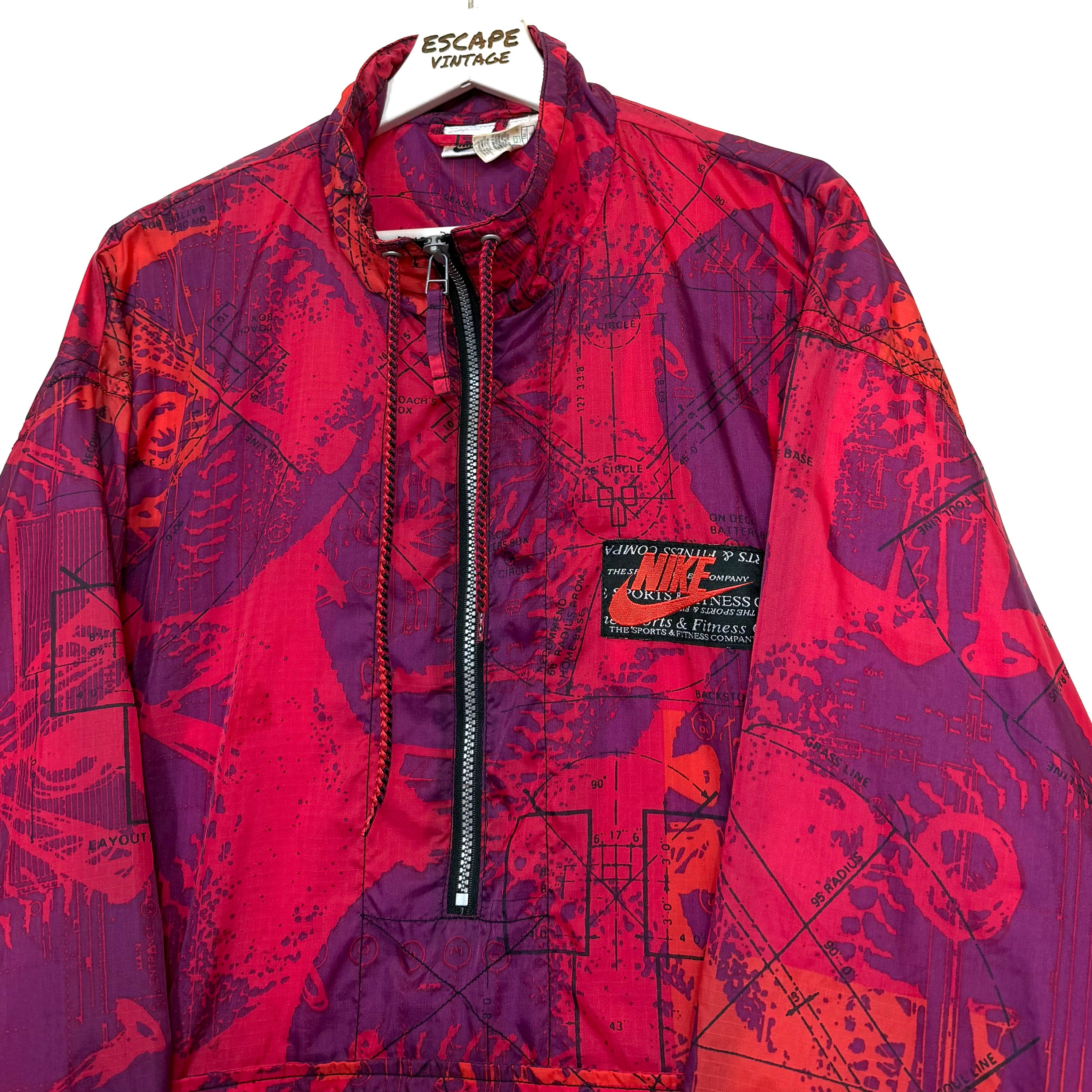 [RARA] 90s Giacca Nike Antivento Vintage [L]