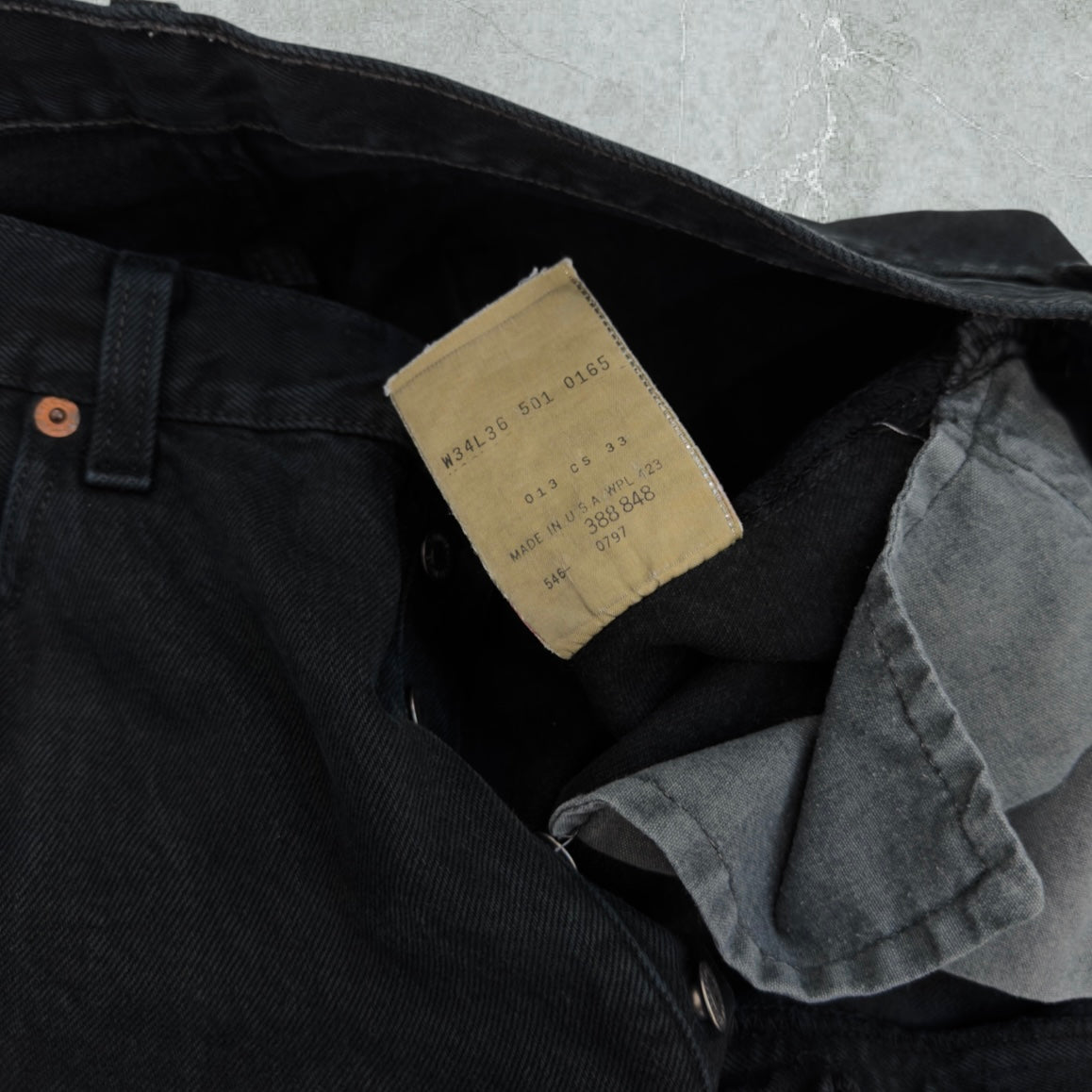 Jeans Levis 501 Made in USA Vintage [48 IT]
