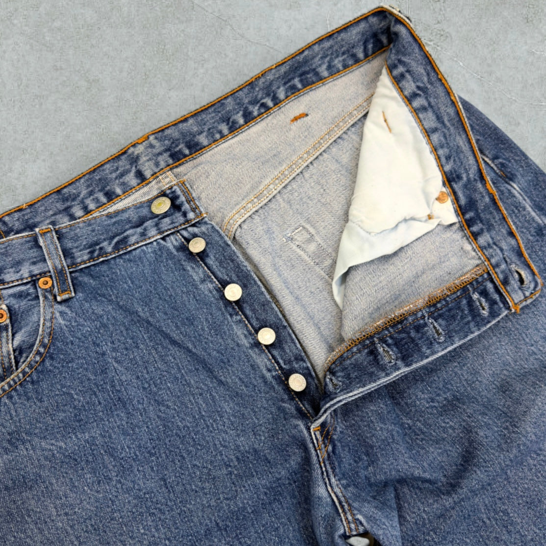 Jeans Levis 501 Con Cimosa Vintage [52 IT]