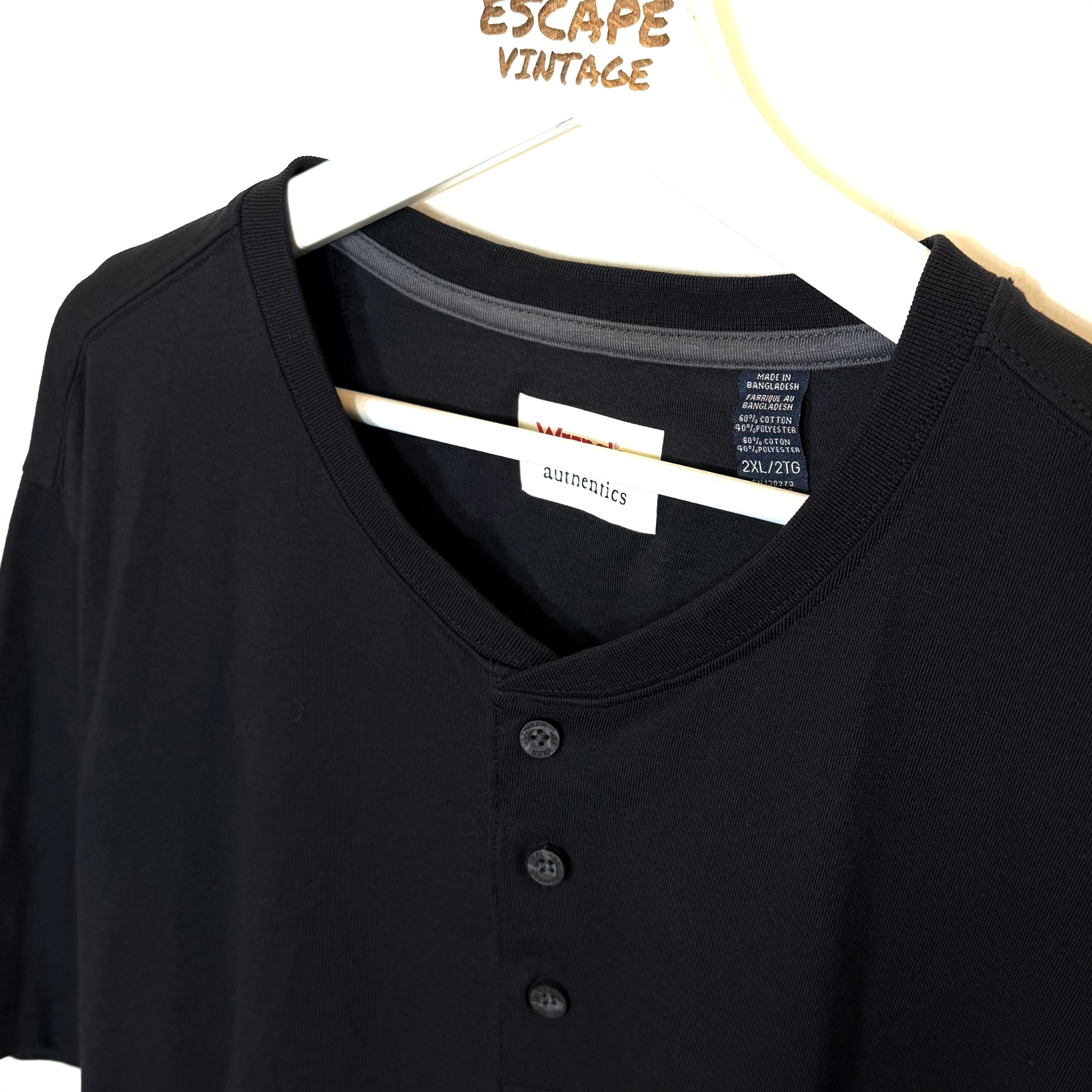 T-Shirt Button Down Wrangler Vintage [XXL]