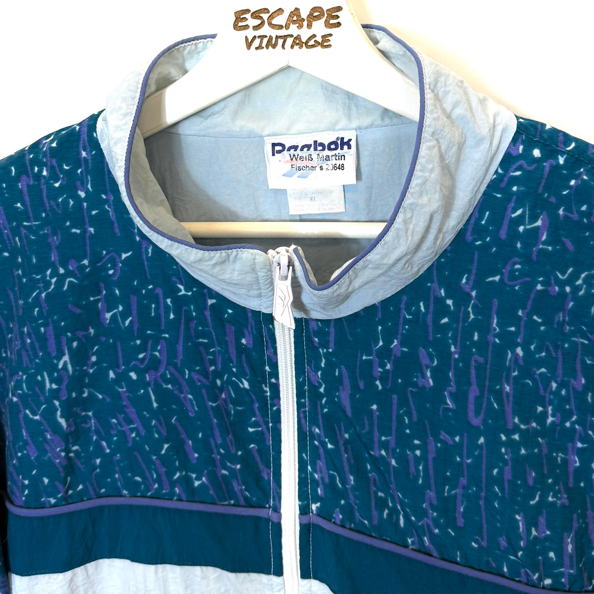 90s Giacca Reebok Antivento Vintage [XL]