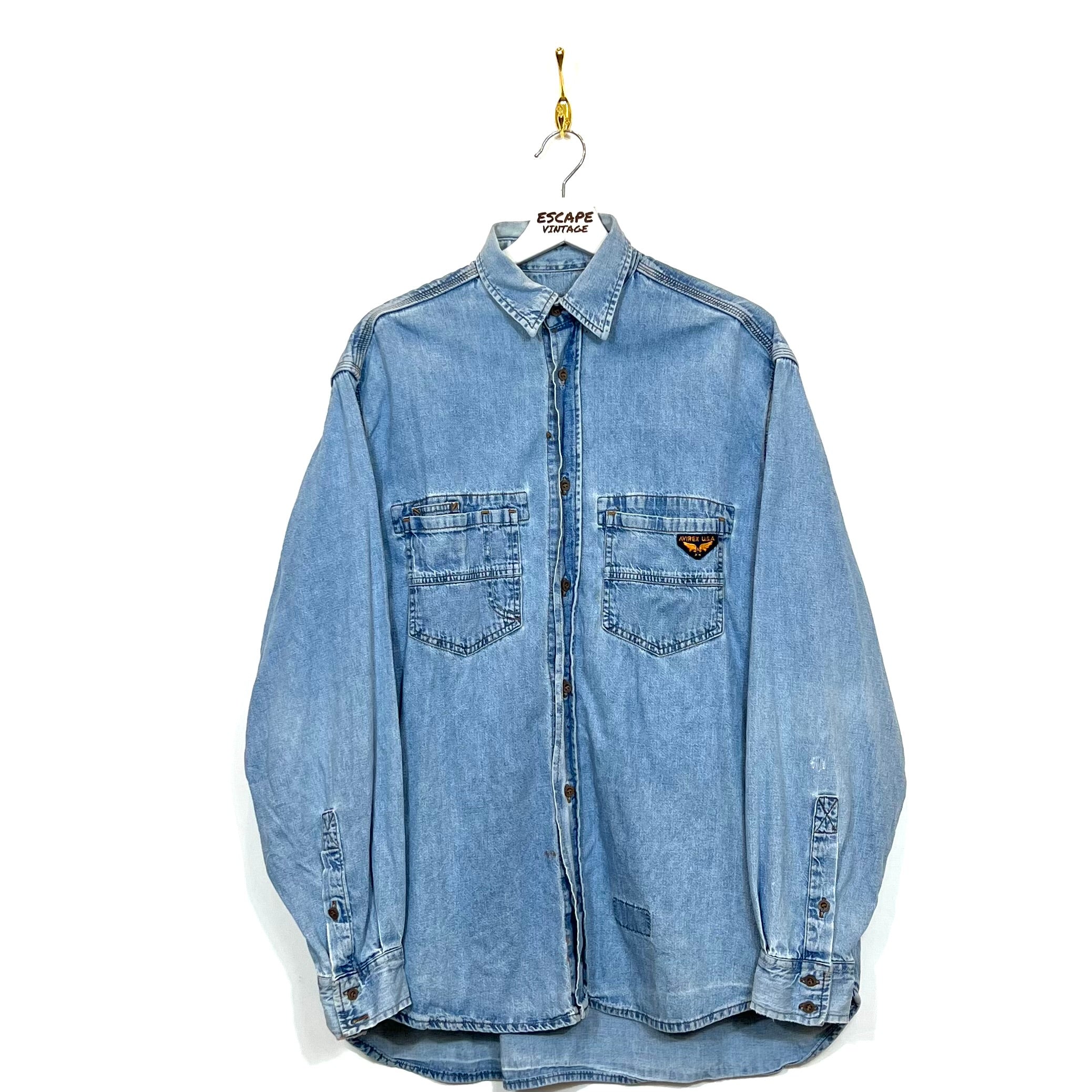 Camicia Avirex In Denim Vintage [L]