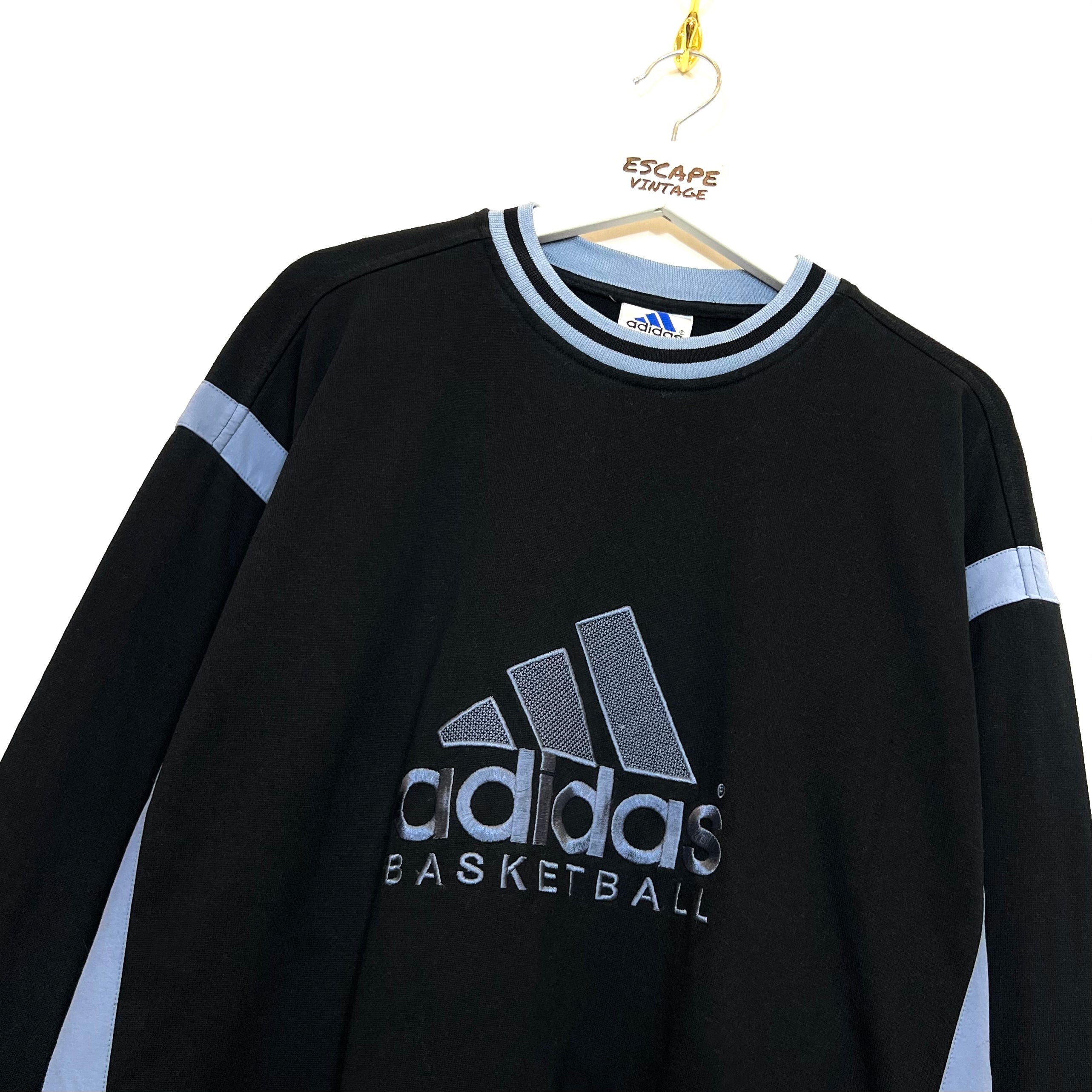 [SUPER RARA] 90s Felpa Adidas Basketball Vintage [L]