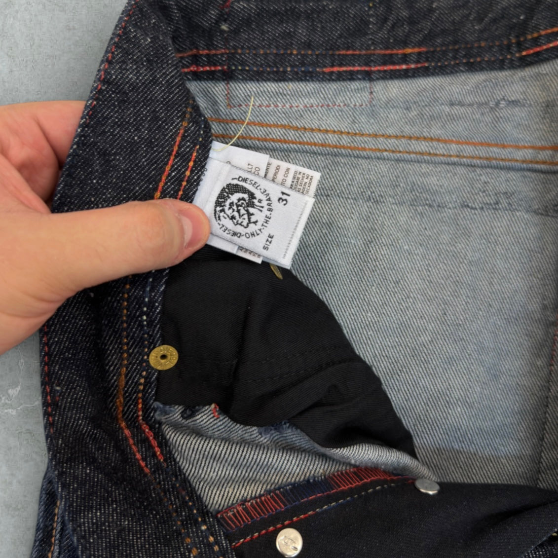 [ULTRA RARO] Y2K Jeans Diesel Raw Denim Selvedge Bootcut Vintage [45 IT]