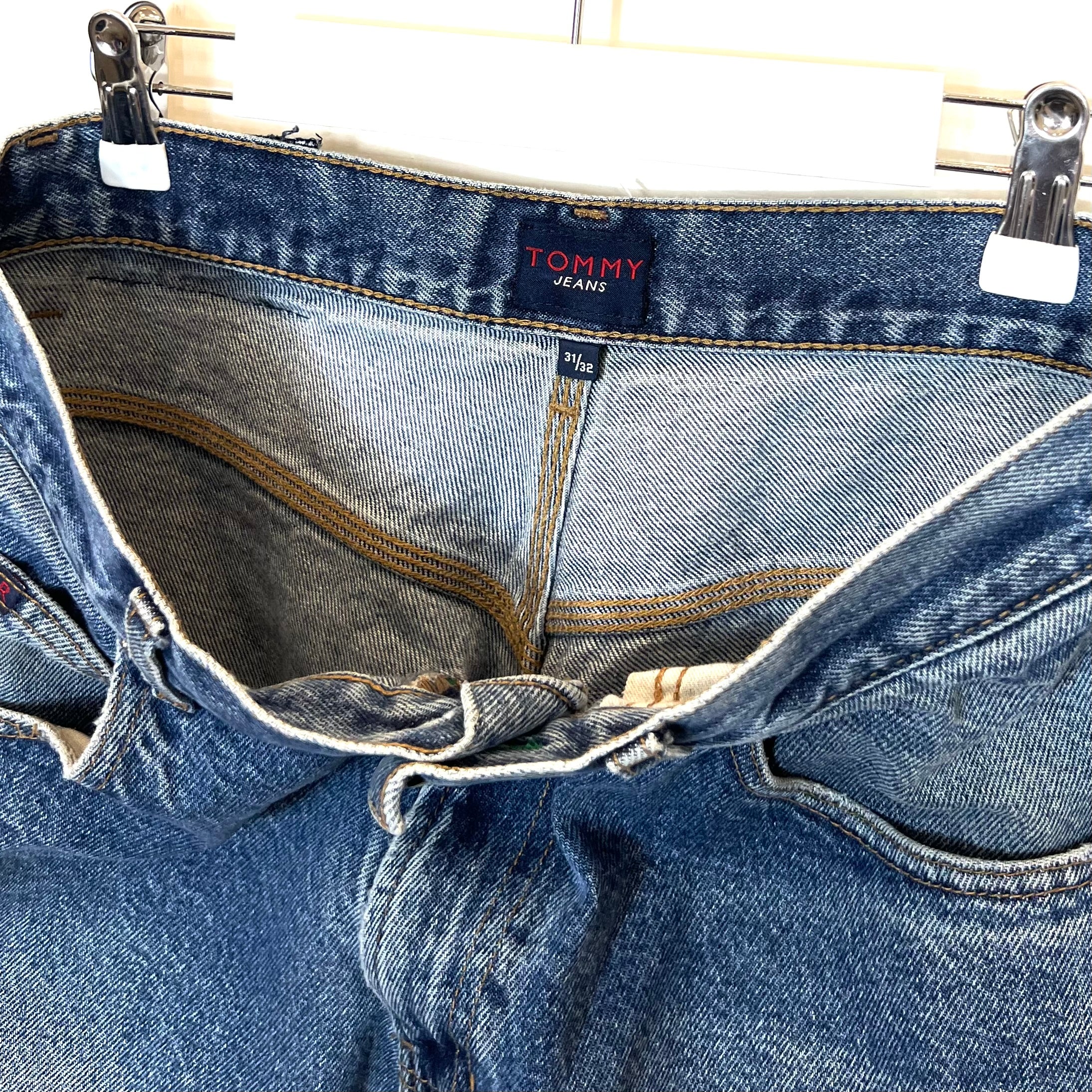 [RARI] Jeans Baggy Tommy Hilfiger Carpenter Vintage [45 IT]