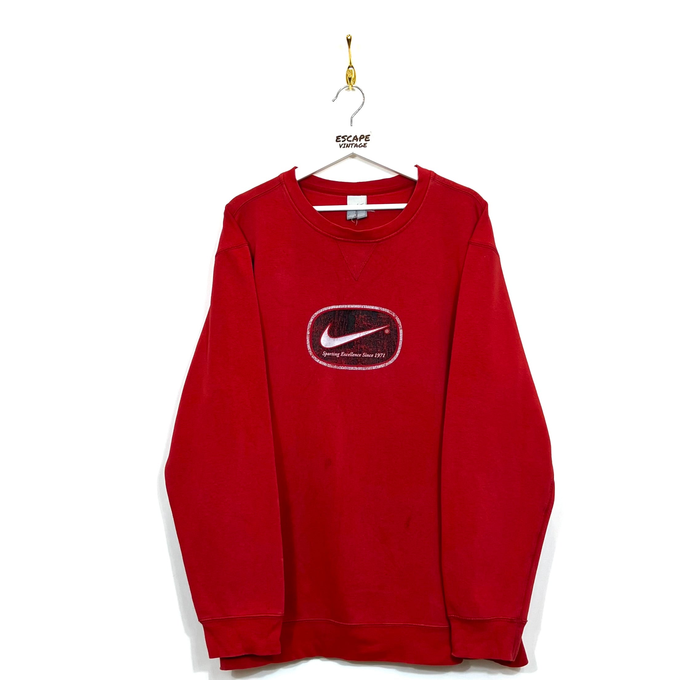 00s Felpa Nike Big Swoosh Vintage [XL]