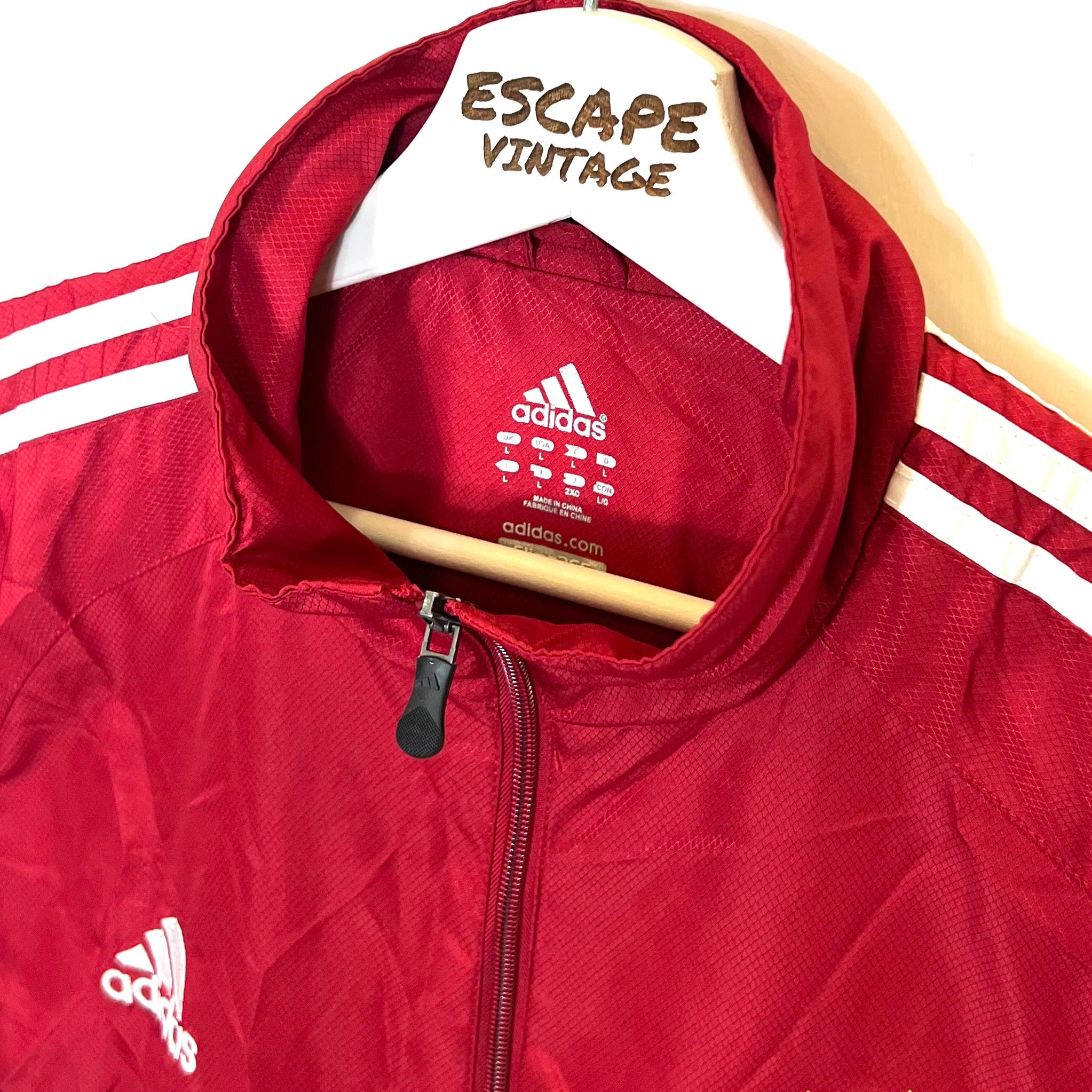 00s Giacca Adidas x Bayern Monaco Antivento Vintage [M]