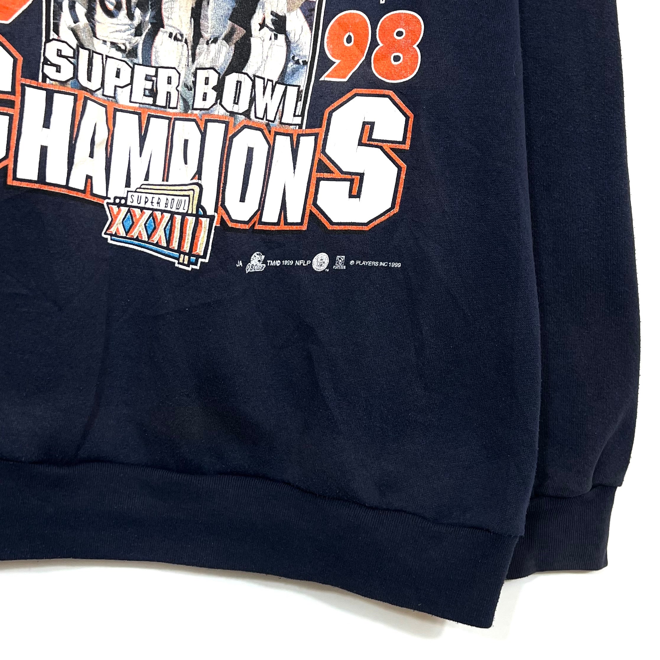 [RARA] 1999 Felpa Grafica NFL Broncos Vintage [XL]