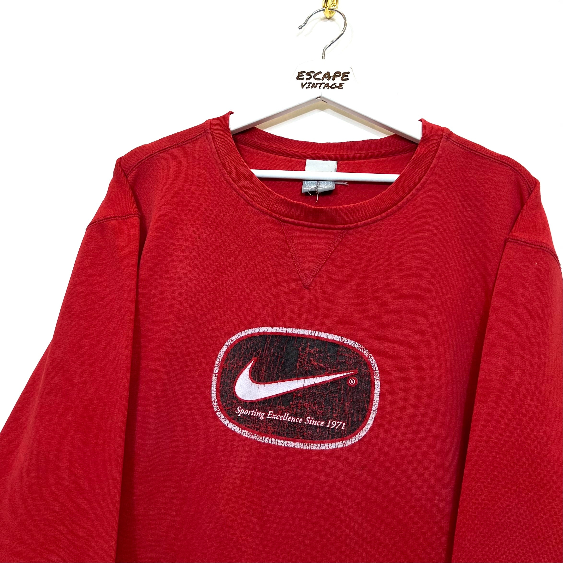 00s Felpa Nike Big Swoosh Vintage [XL]