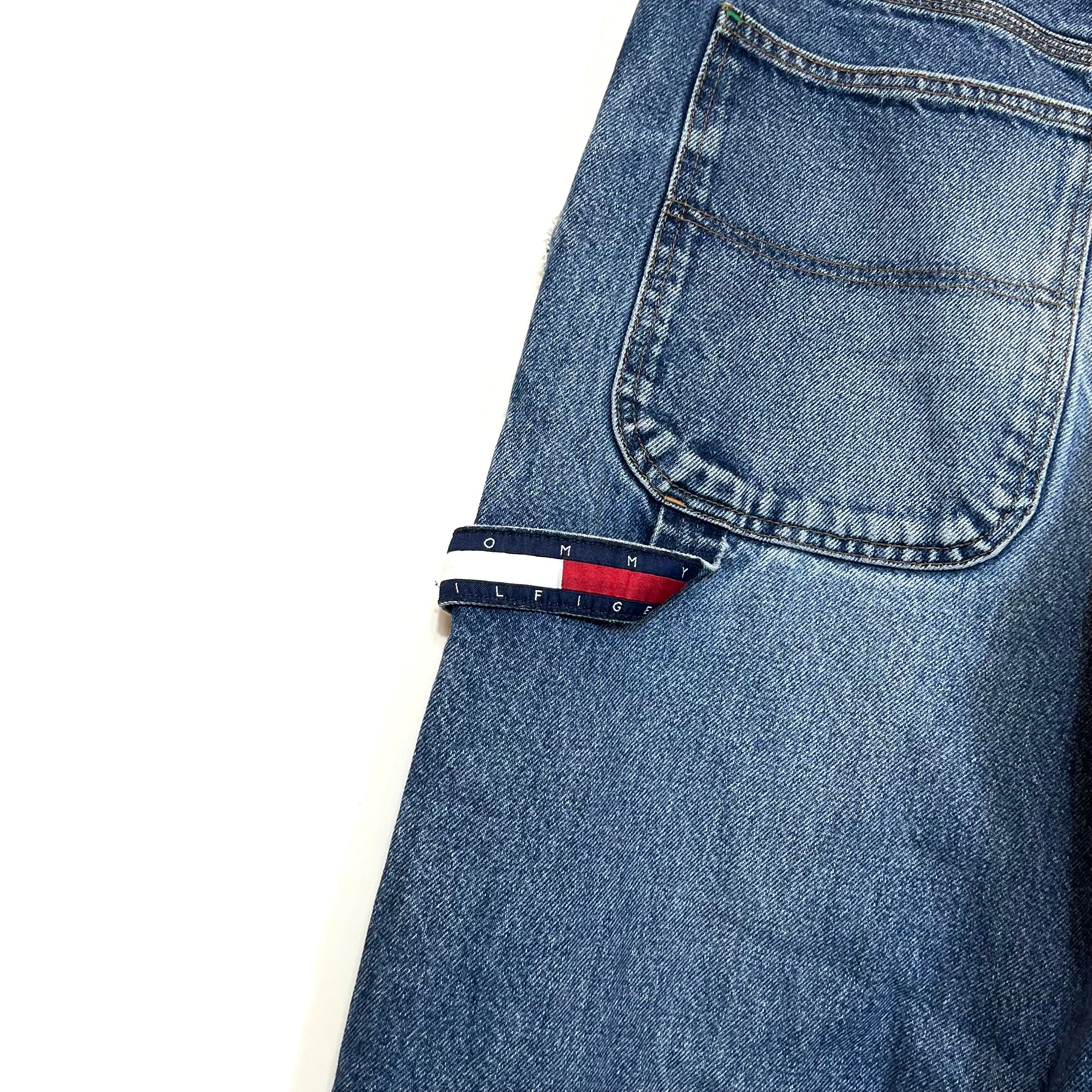 [RARI] Jeans Baggy Tommy Hilfiger Carpenter Vintage [45 IT]