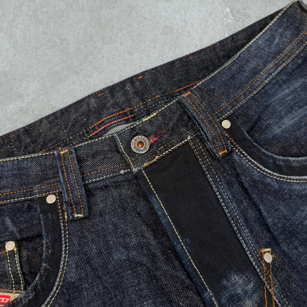 [ULTRA RARO] Y2K Jeans Diesel Raw Denim Selvedge Bootcut Vintage [45 IT]