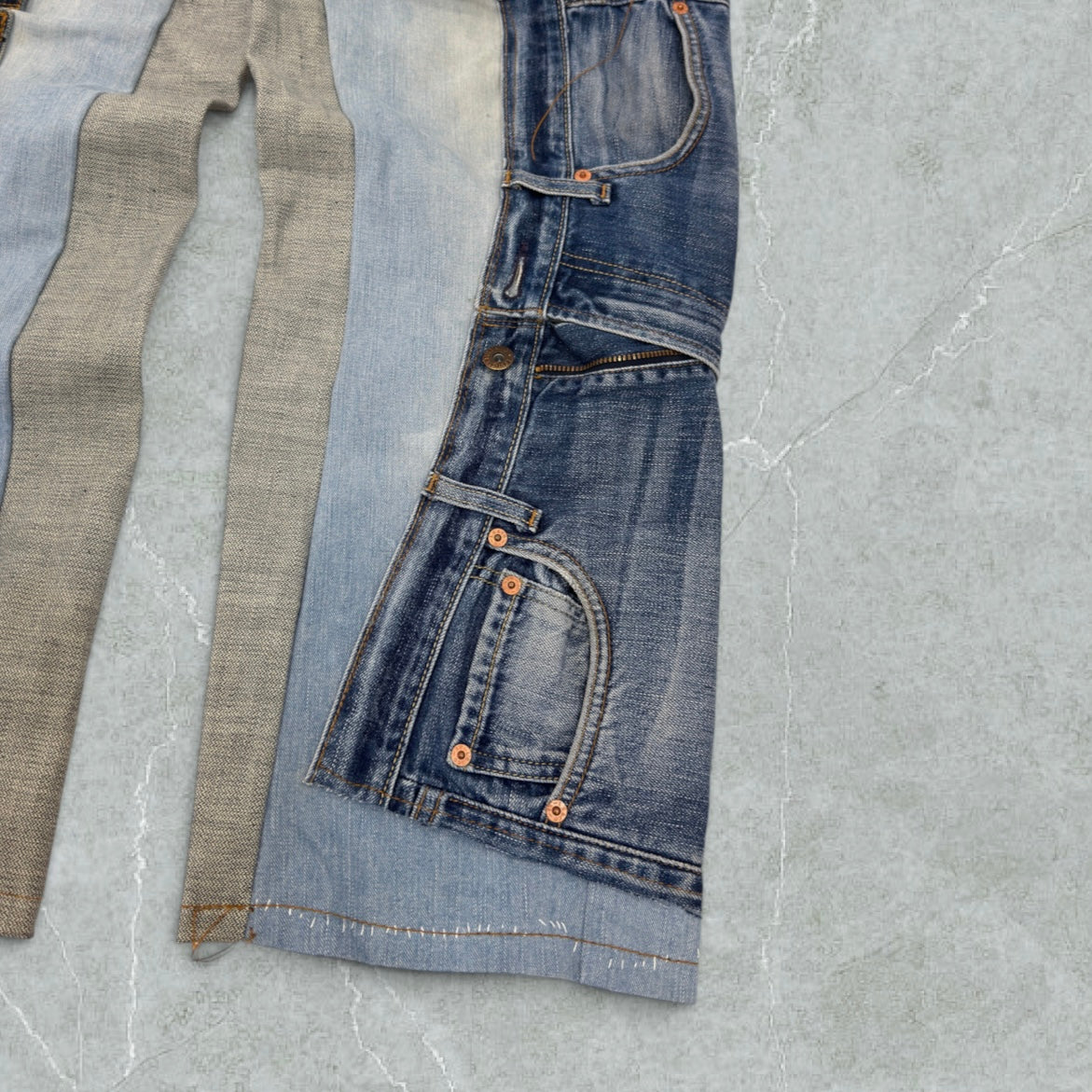 [LIMITED EDITION] Jeans Levis Patchwork Ultra Baggy Vintage [47 IT]