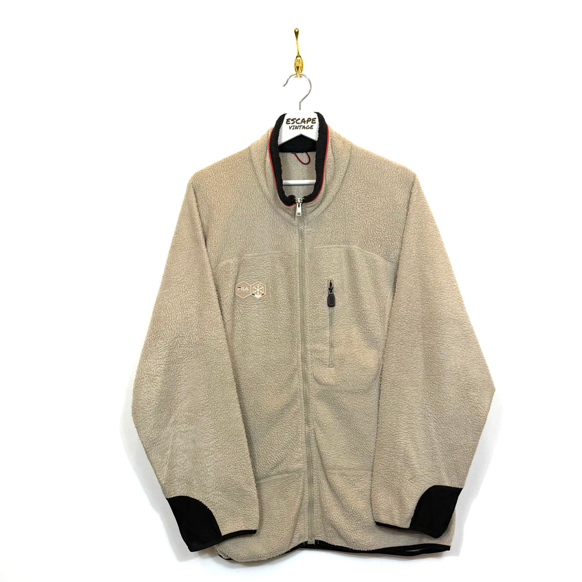 90s Felpa Fila In Pile Vintage [XL]