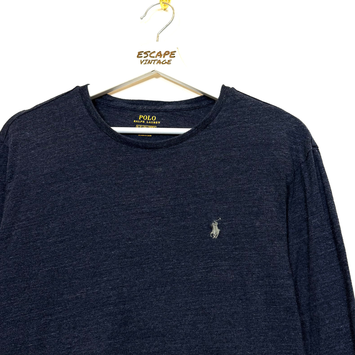T-Shirt Polo Ralph Lauren Maniche Lunghe Vintage [S]