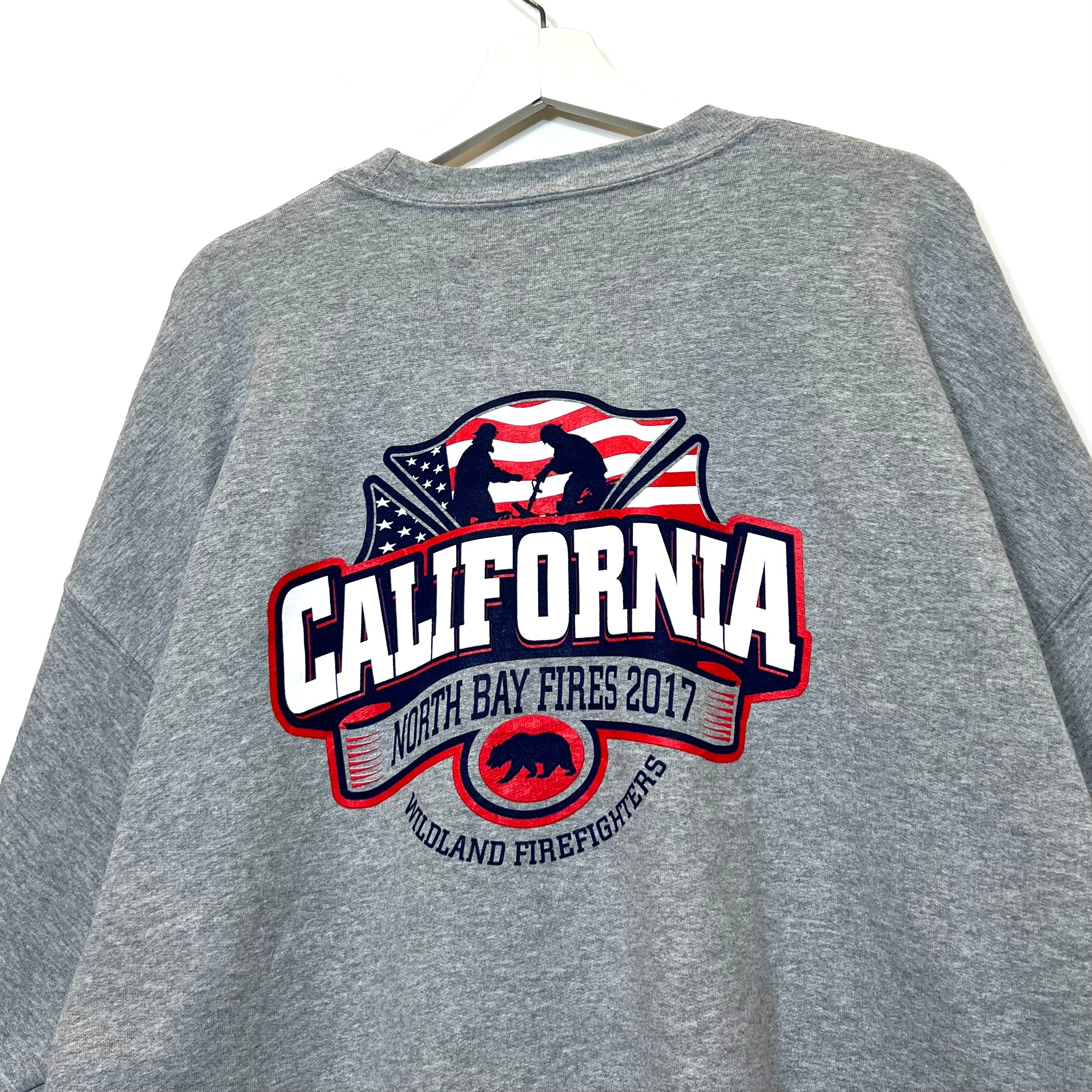 00s Felpa Grafica USA Vintage [XL]