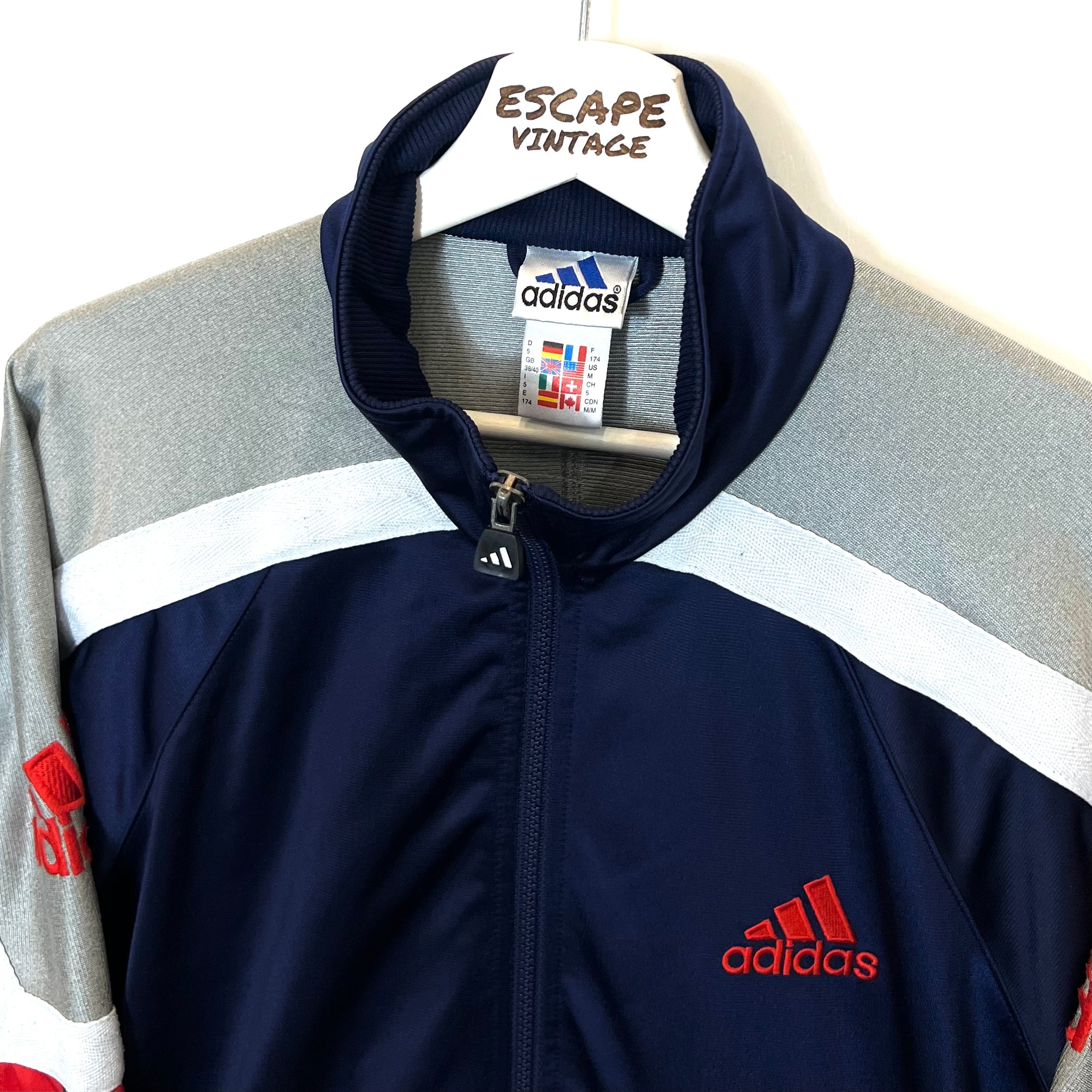 90s Felpa Adidas Vintage [M]