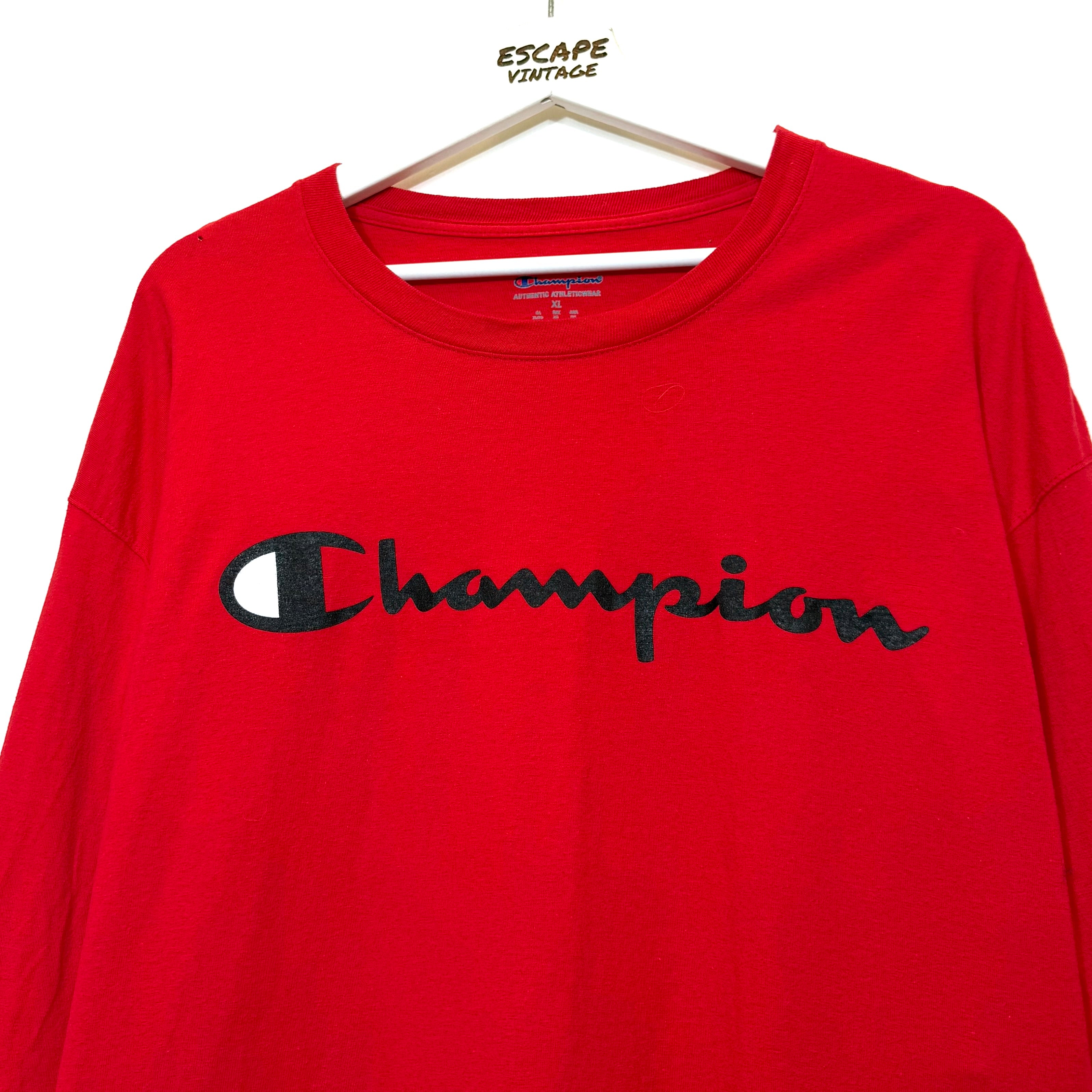 T-Shirt Champion Maniche Lunghe Vintage [XL]