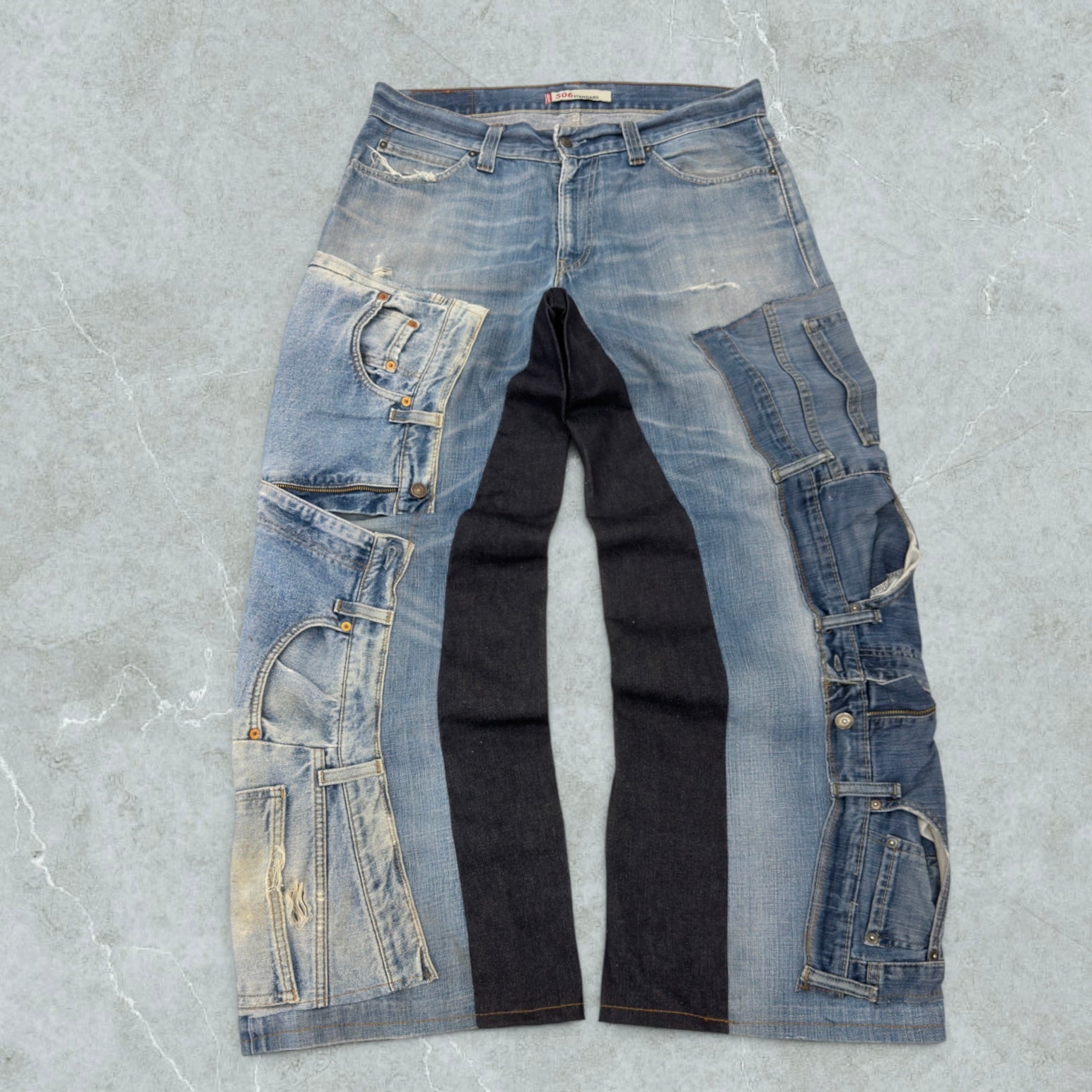 [LIMITED EDITION] Jeans Levis Patchwork Ultra Baggy Vintage [50 IT]