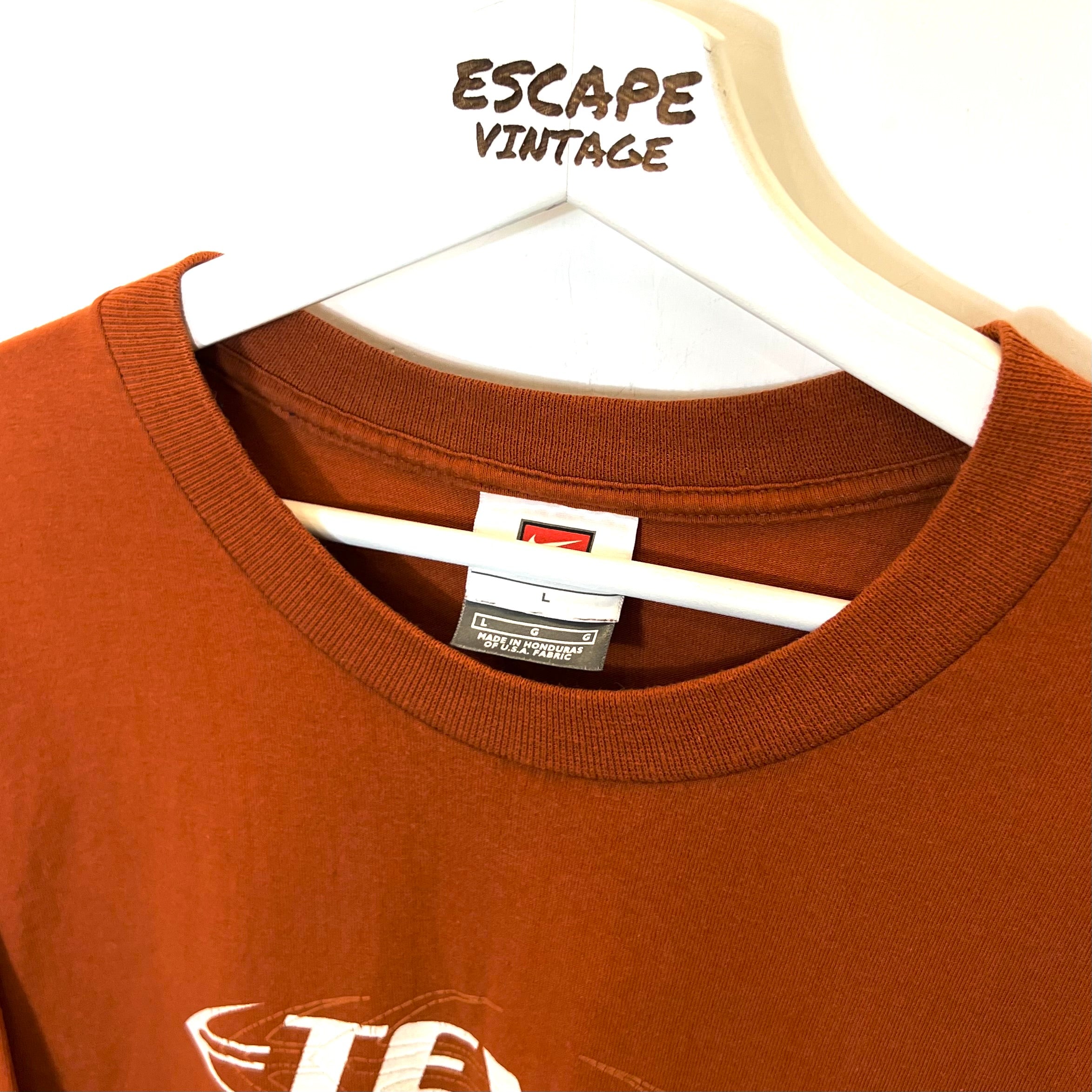 90s Felpa Leggera Nike Texas Vintage [L]
