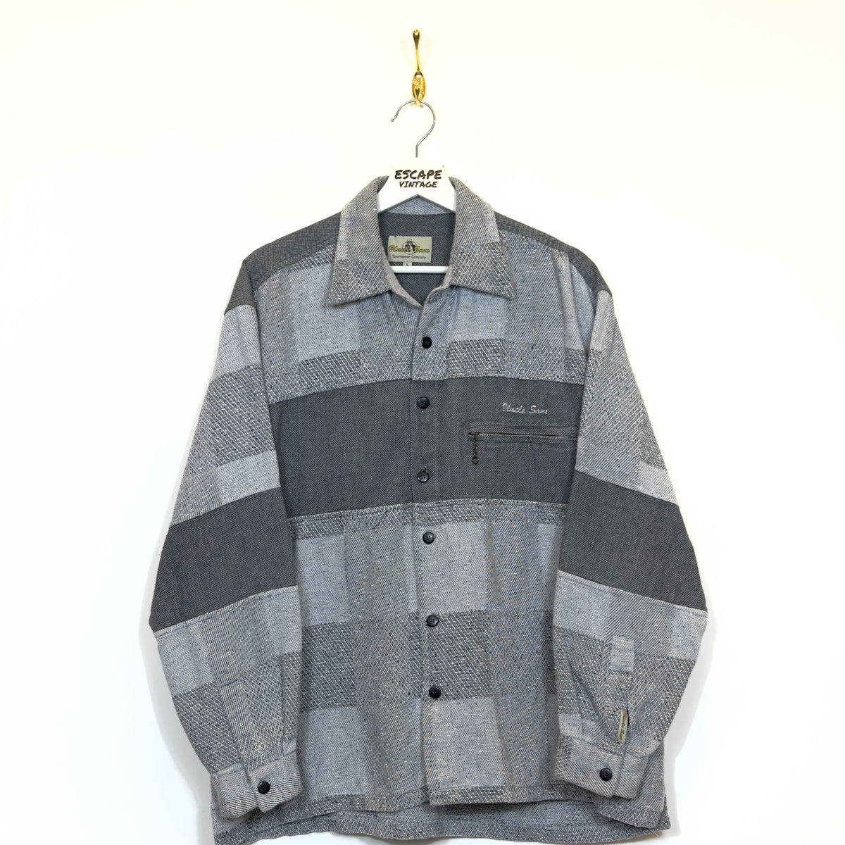 Camicia Uncle Sam In Flanella Vintage [L]