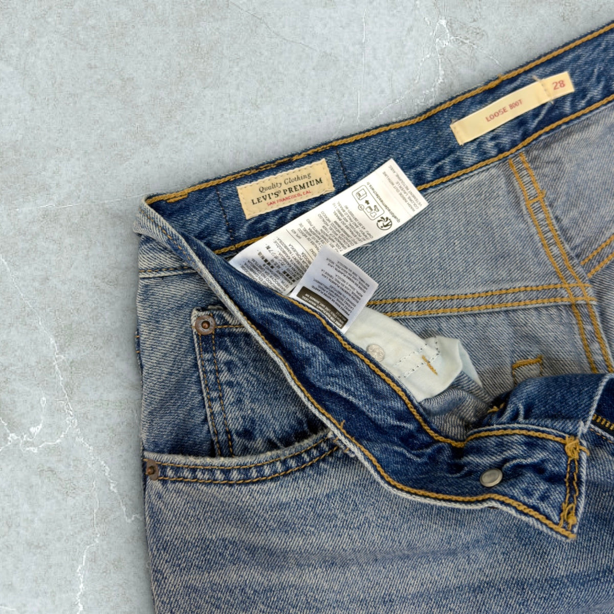 Jeans Levis Baggy Bootcut Vintage [42 IT]