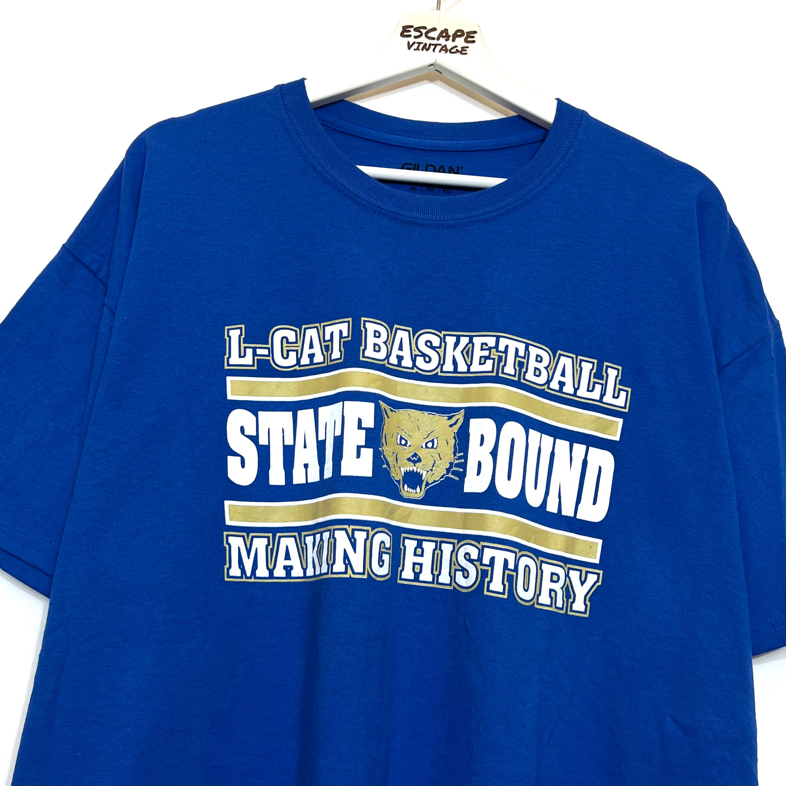 T-Shirt Grafica USA Basket Vintage [XL]