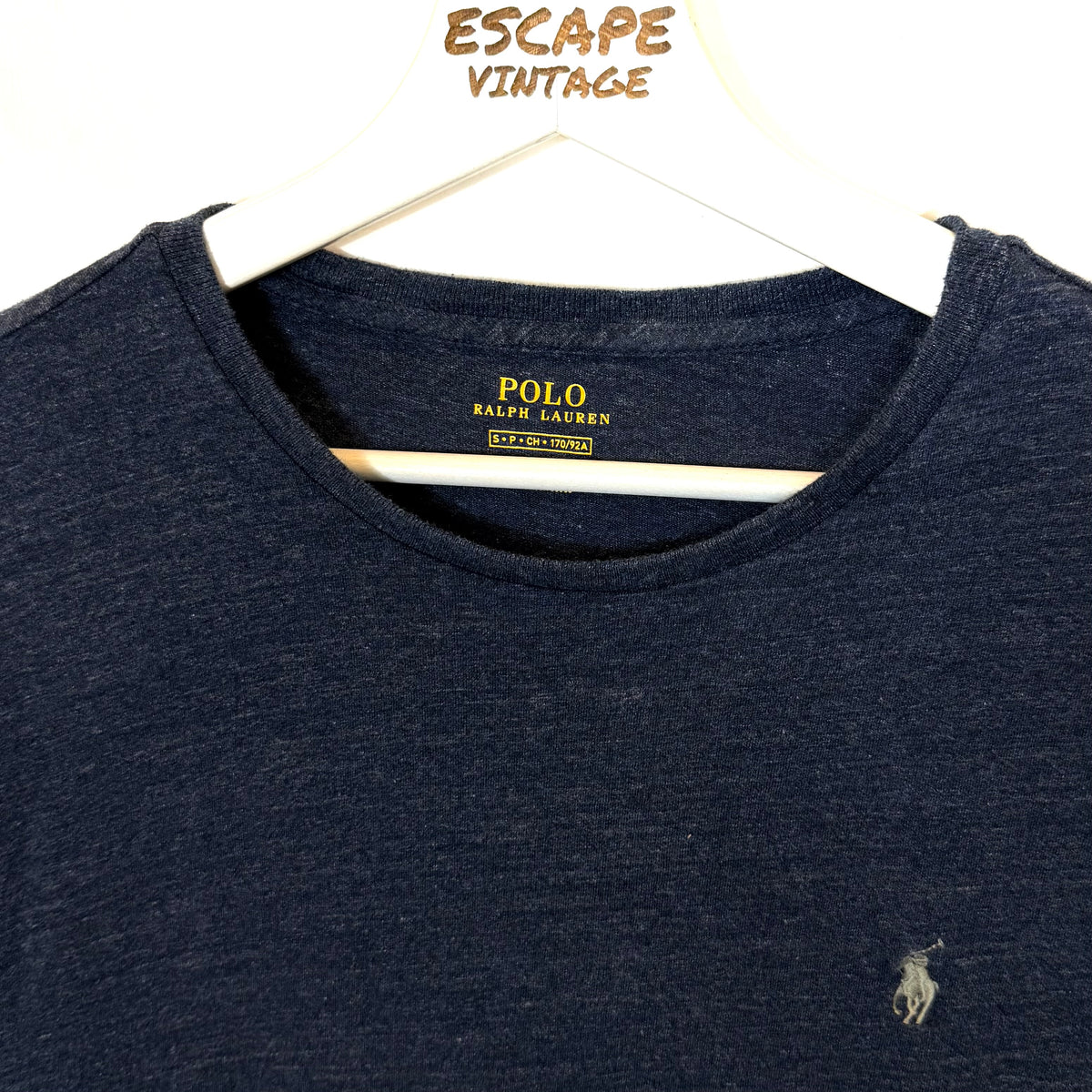 T-Shirt Polo Ralph Lauren Maniche Lunghe Vintage [S]