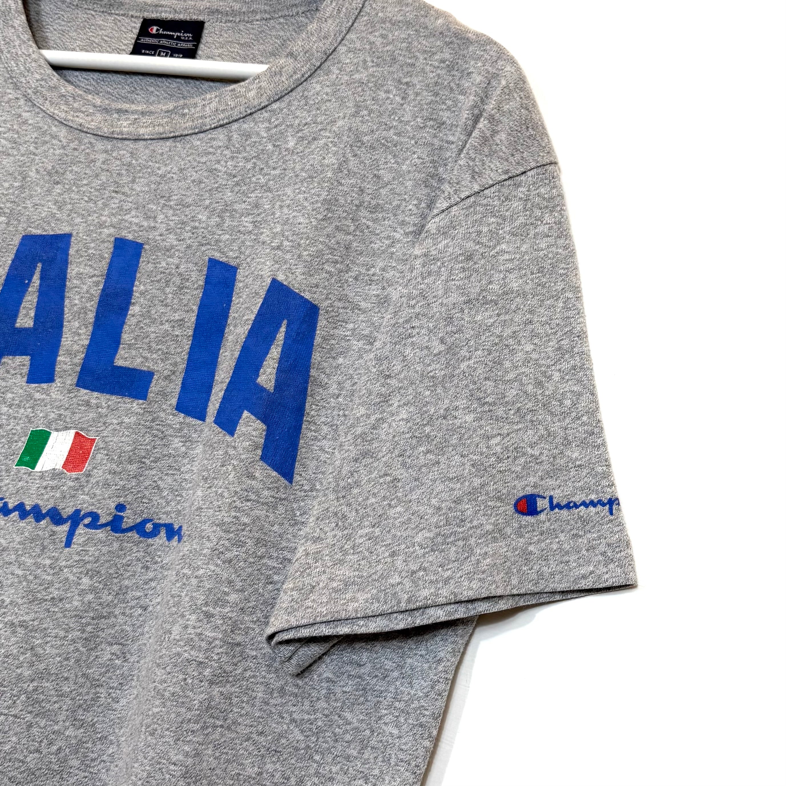 [RARA] 90s T-Shirt Champion x Italia Single Stitch Vintage [M]