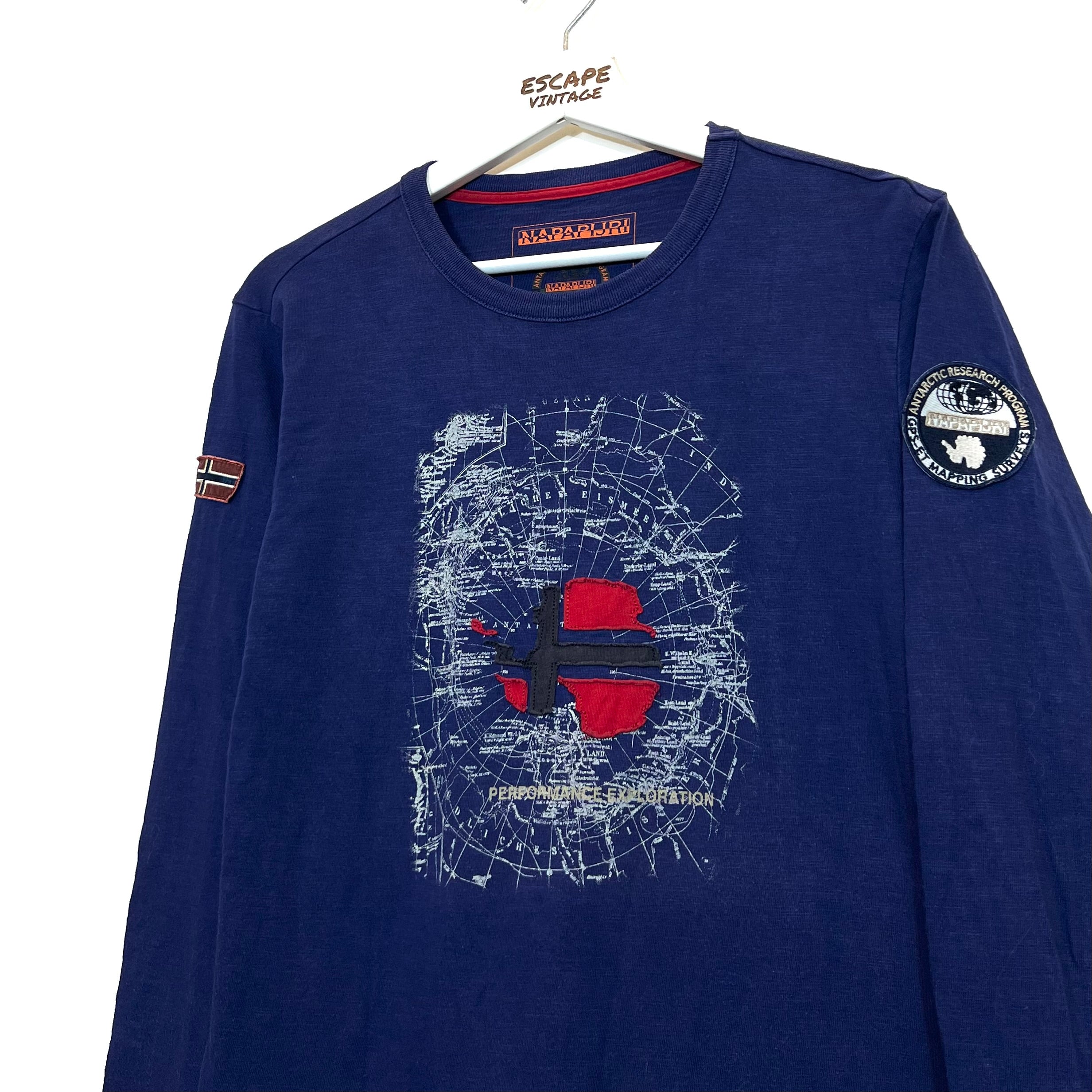 T-Shirt Napapijri Maniche Lunghe Vintage [S]