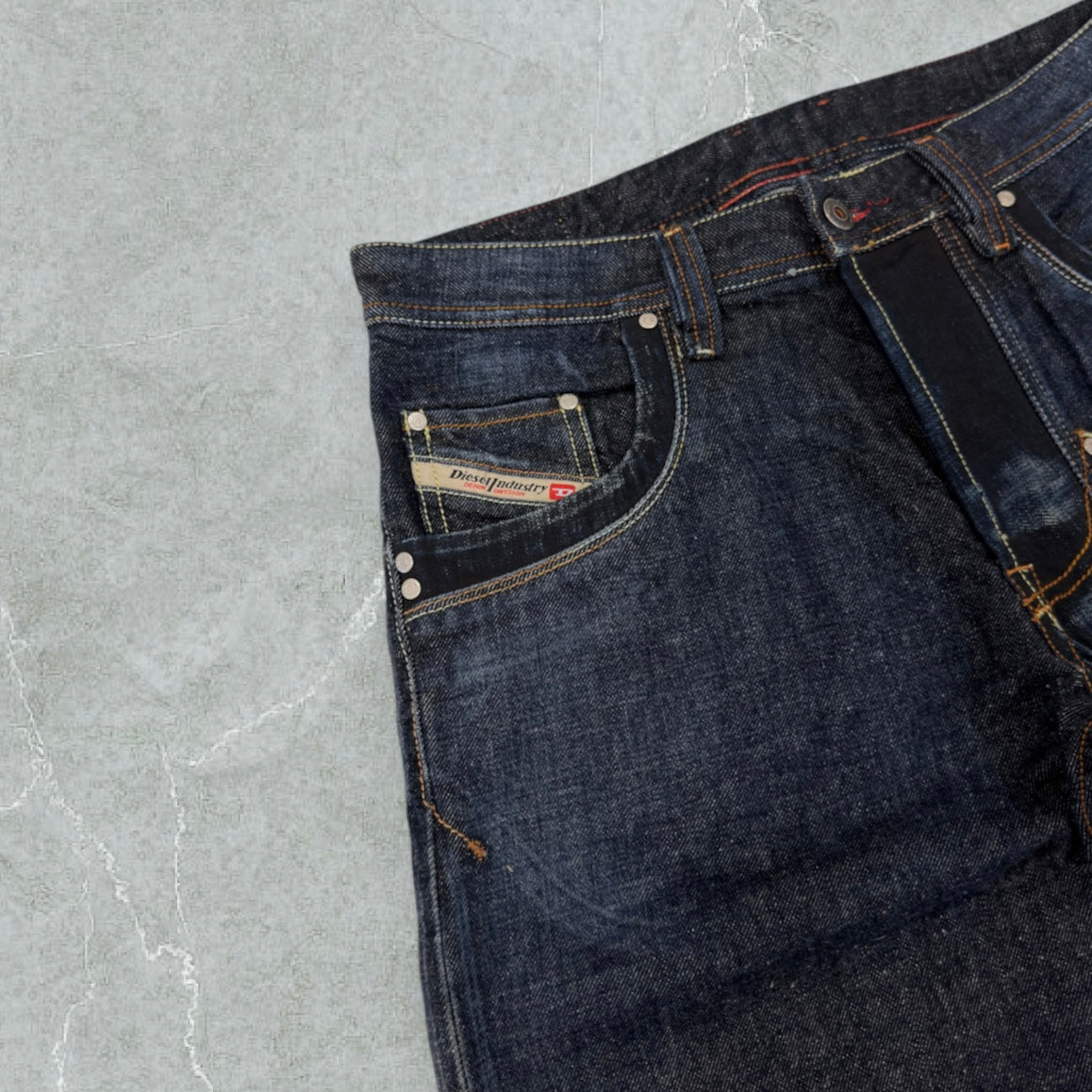 [ULTRA RARO] Y2K Jeans Diesel Raw Denim Selvedge Bootcut Vintage [45 IT]