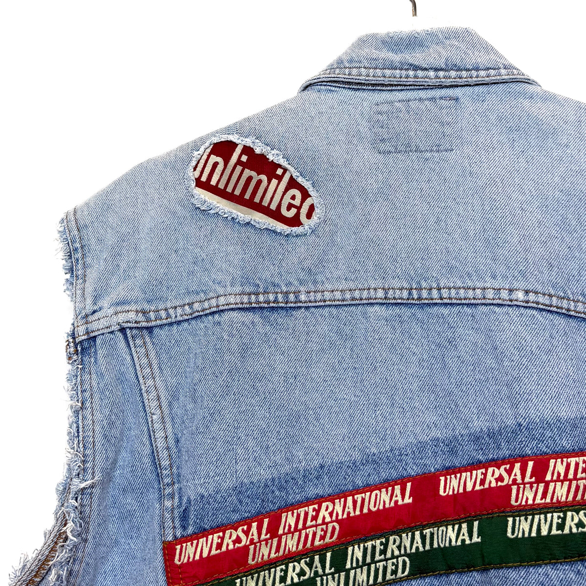 Y2K Gilet In Denim Hip Hop Vintage [M]