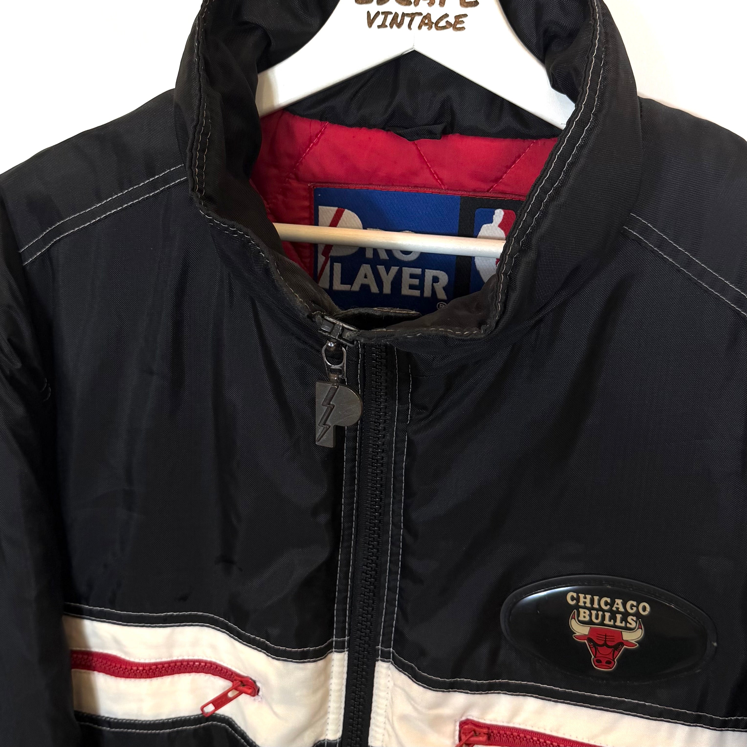 [ULTRA RARO] 90s Giubbino Pro Player NBA Chicago Bulls Vintage [L]